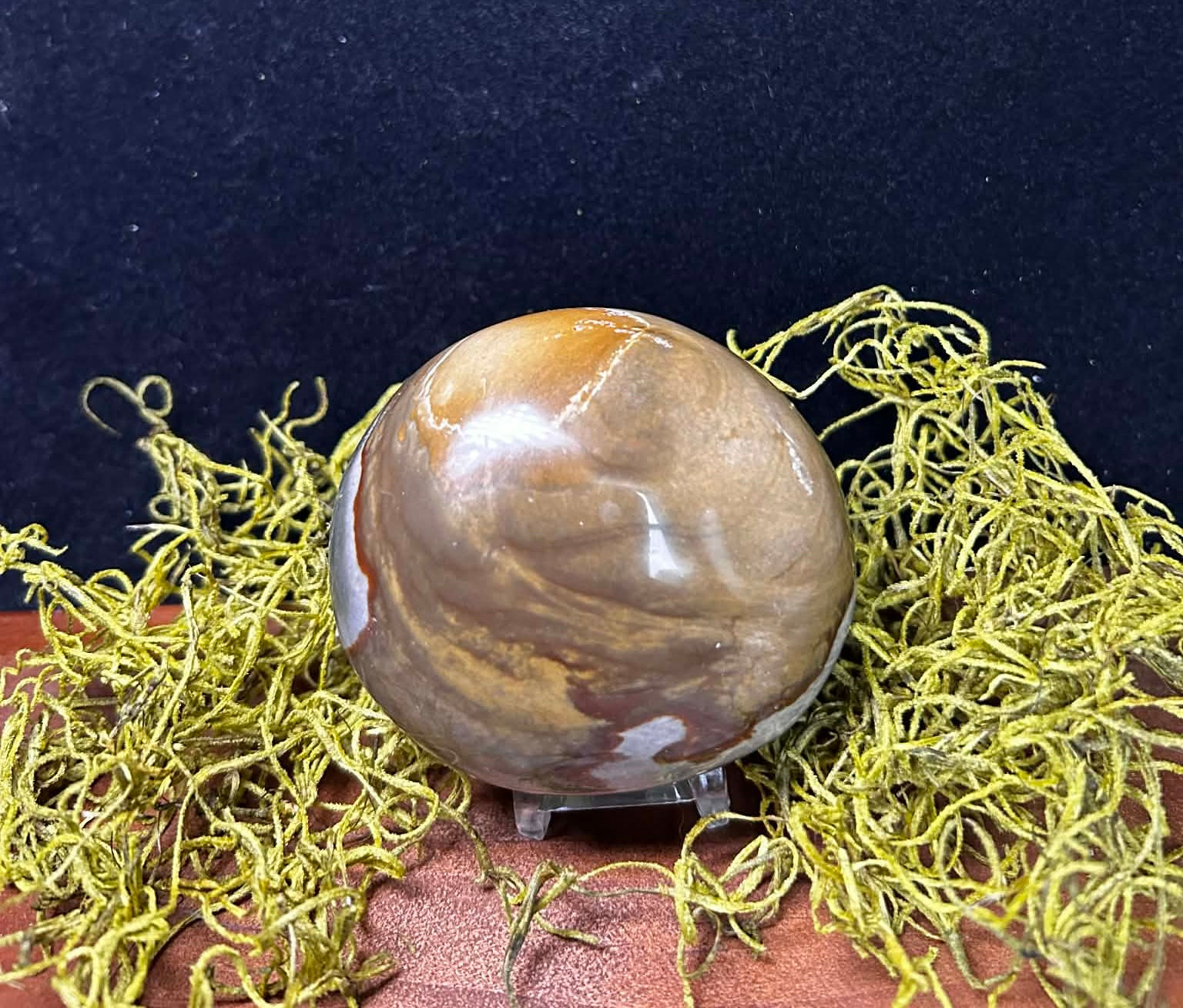 Polychrome Jasper Palm Stone