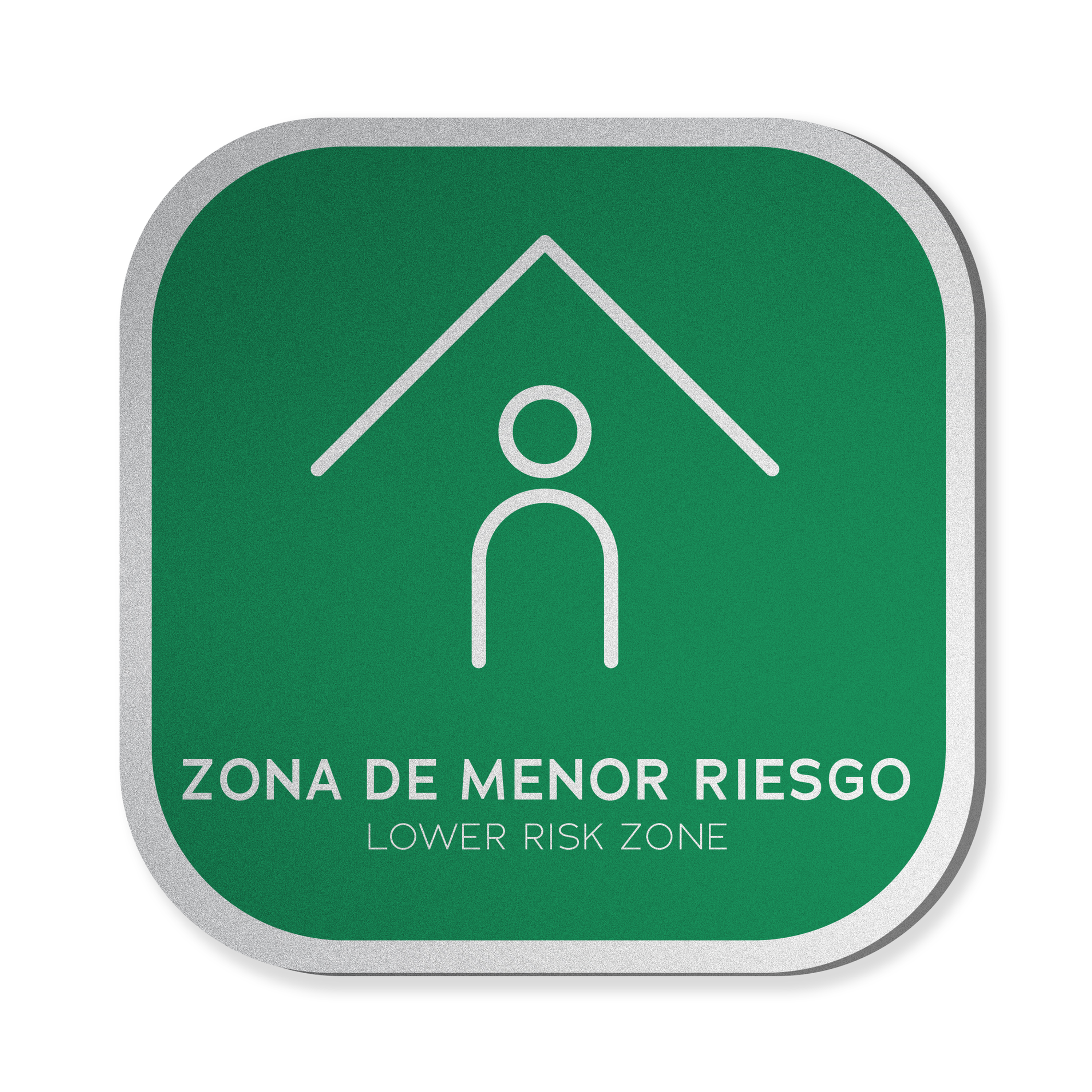 Señaletica de zona segura Alulux