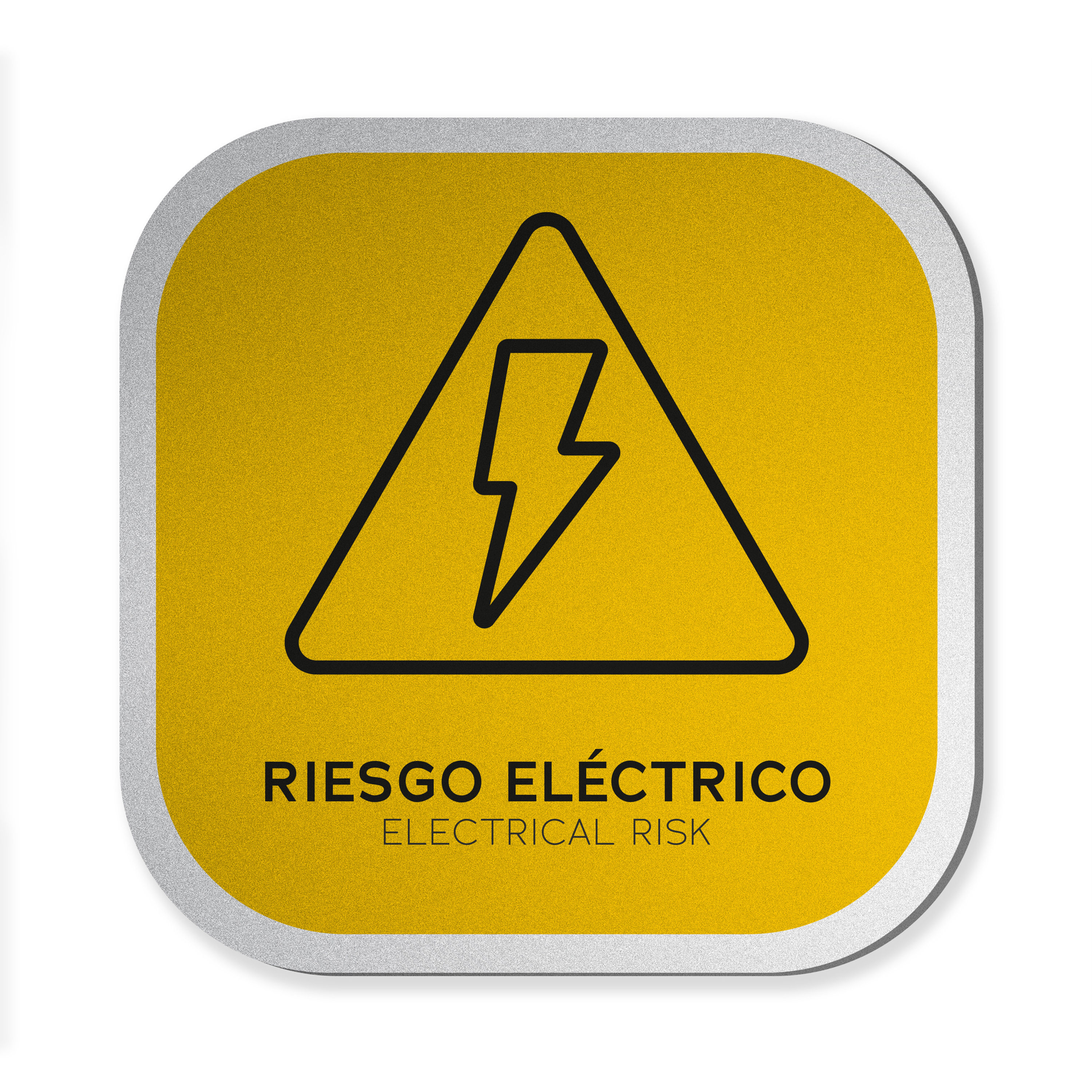 Señaleticas de seguridad Riesgo Eléctrico Alulux