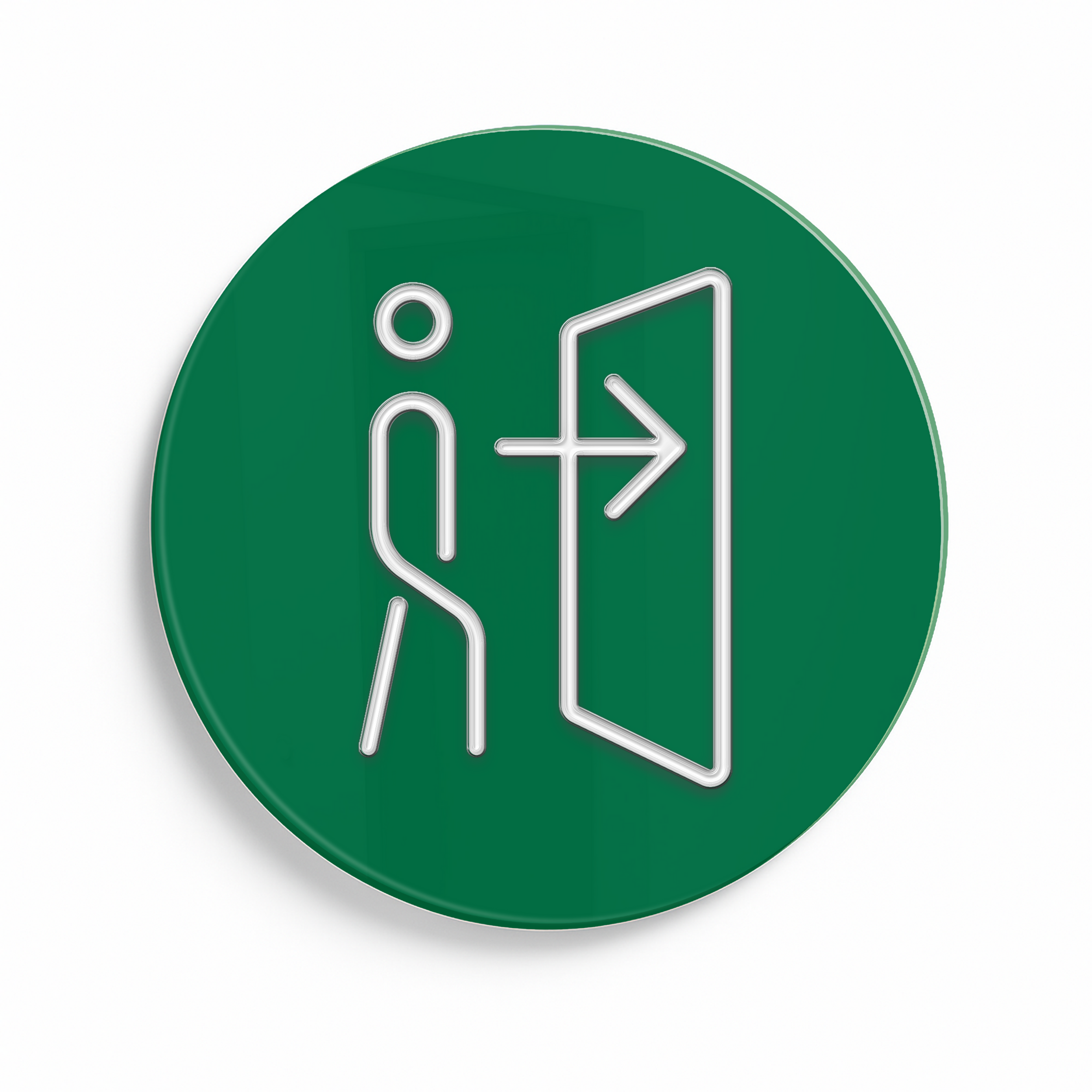 Señaleticas de seguridad salida de emergencia acrilux