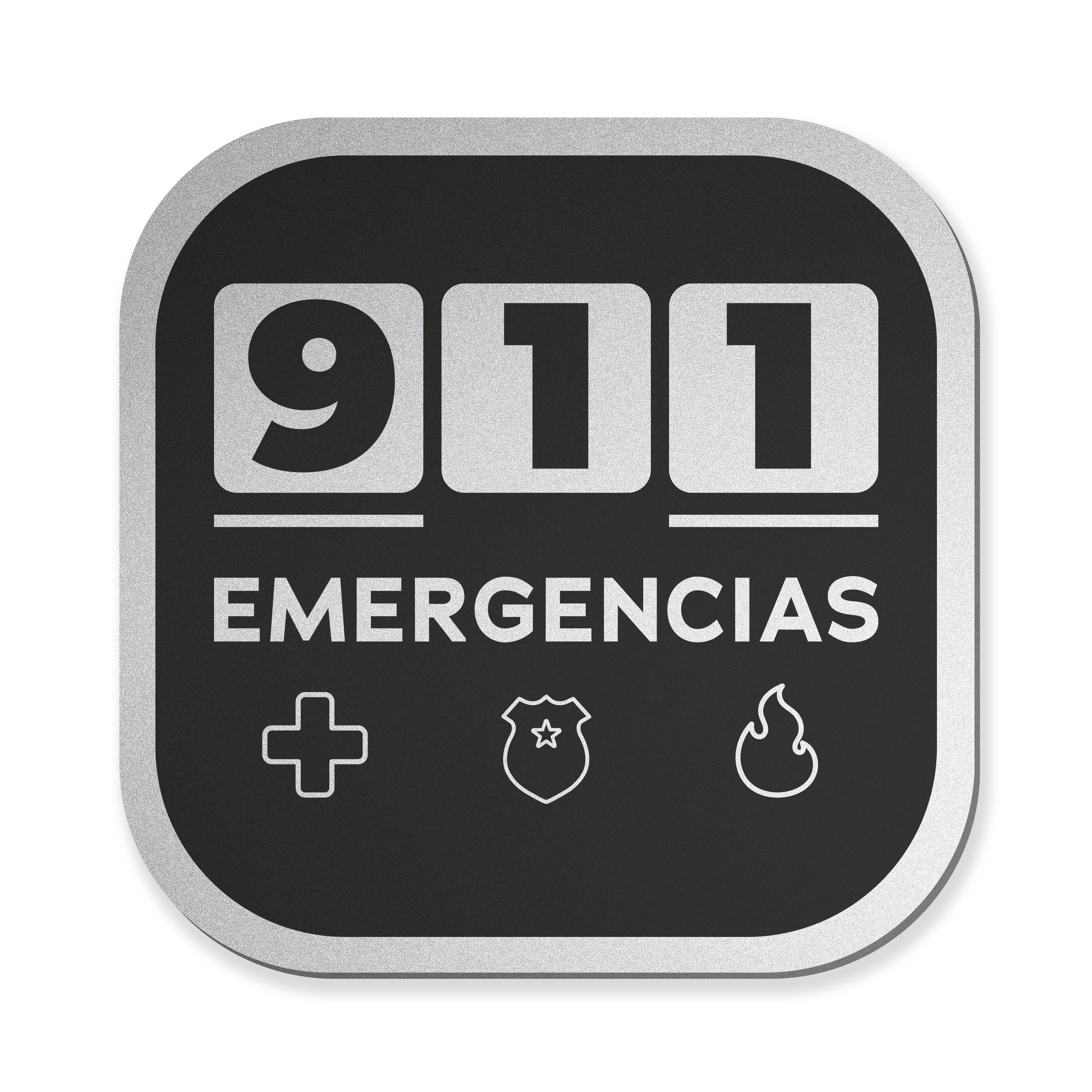 Señalética 911 emergencias Alulux