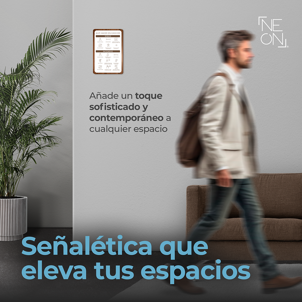 Miniatura: Señaleticas de seguridad que hacer en caso de sismo/incendio woodlux