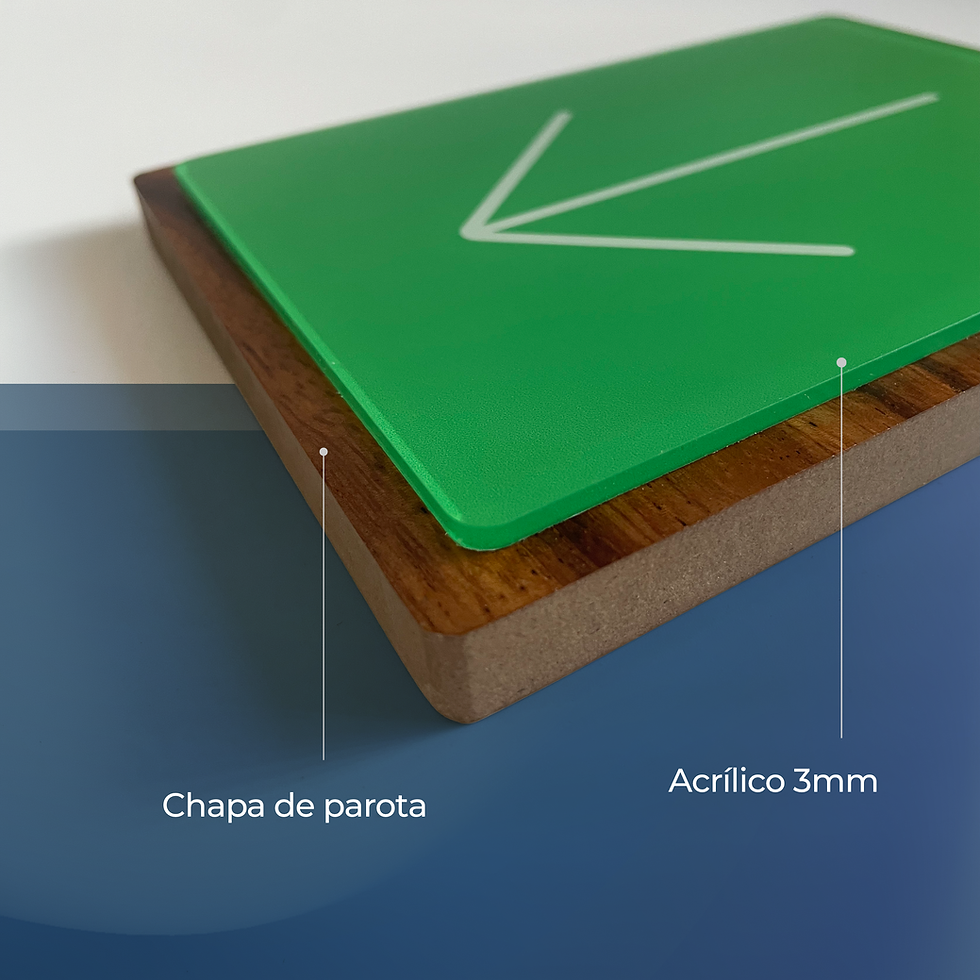 Miniatura: Señalética de seguridad flecha ruta evacuación woodlux