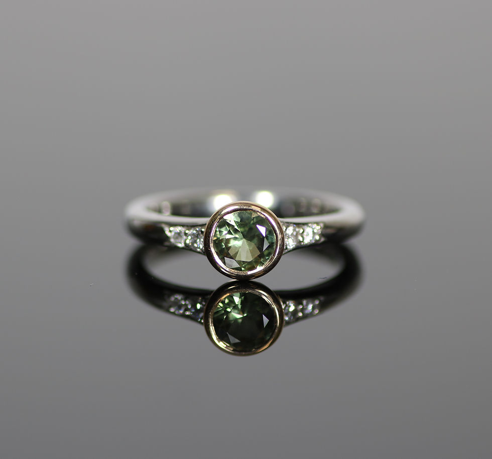 Platinum Green Sapphire