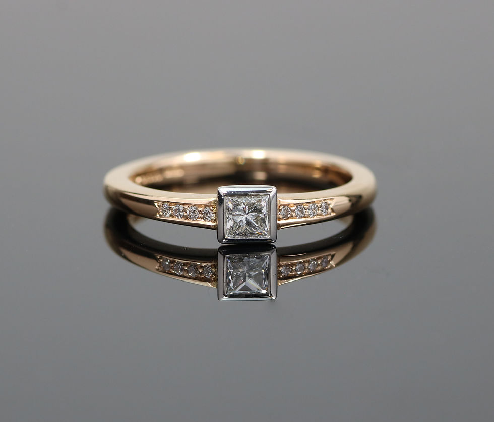 Rose Gold Solitaire