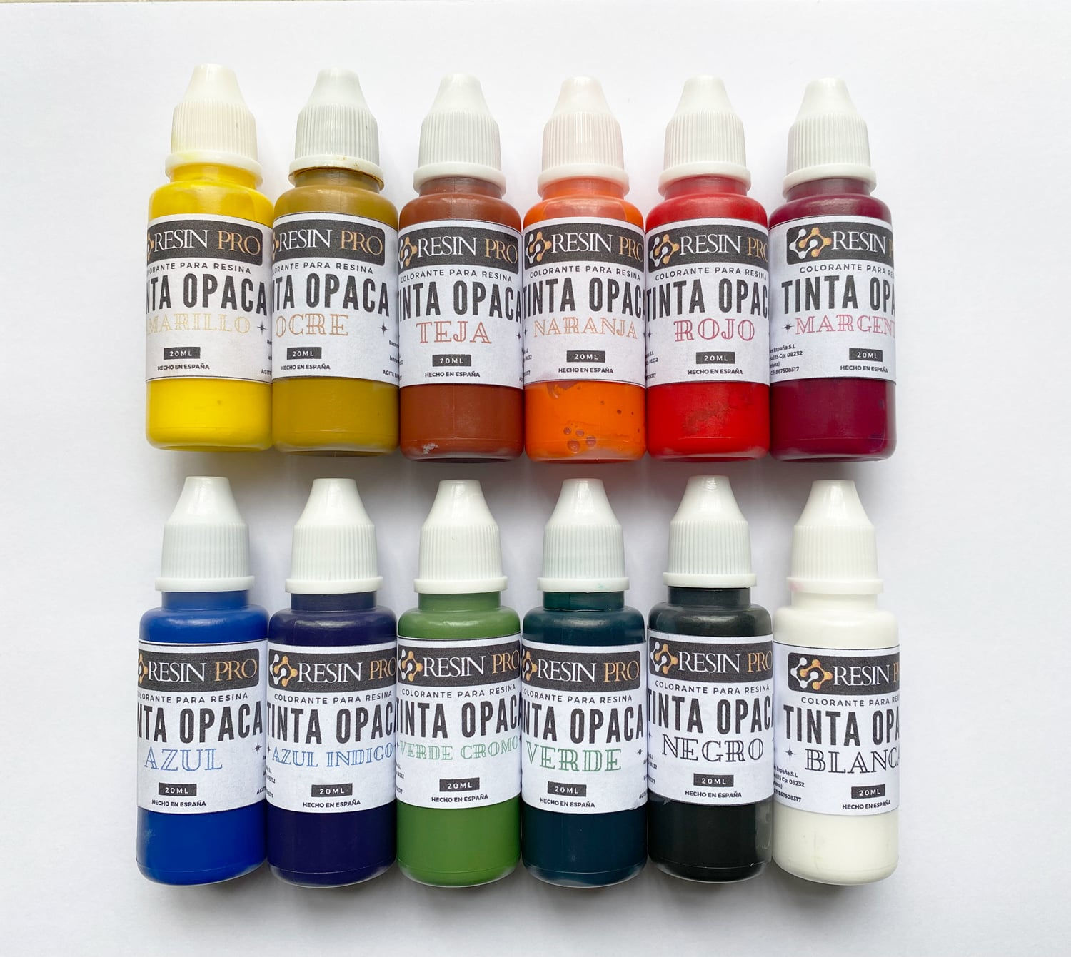 Tintas opacas para epoxi - 20ml