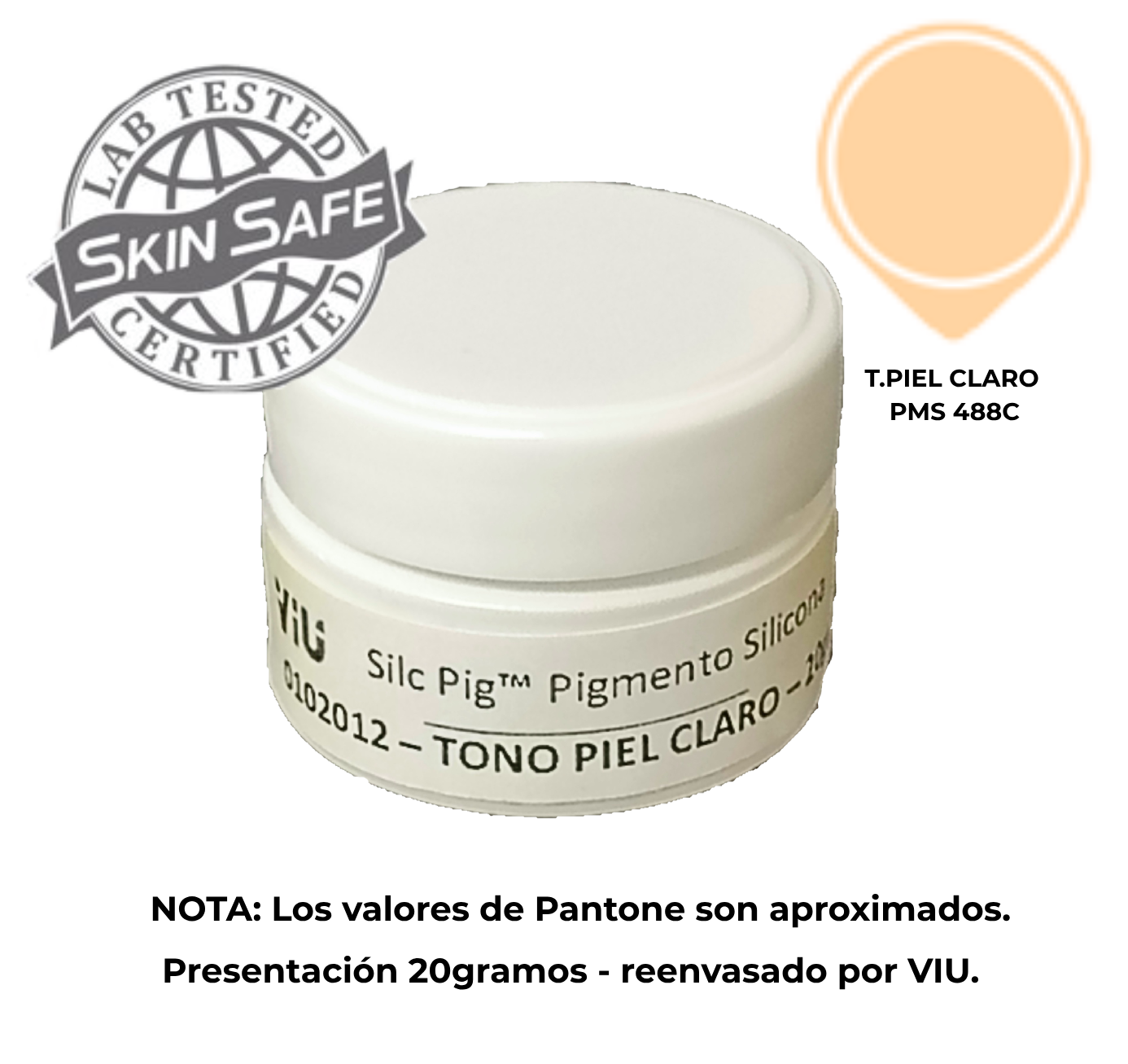 Silc-Pig ™  Tono Piel  CLARO - 20gr