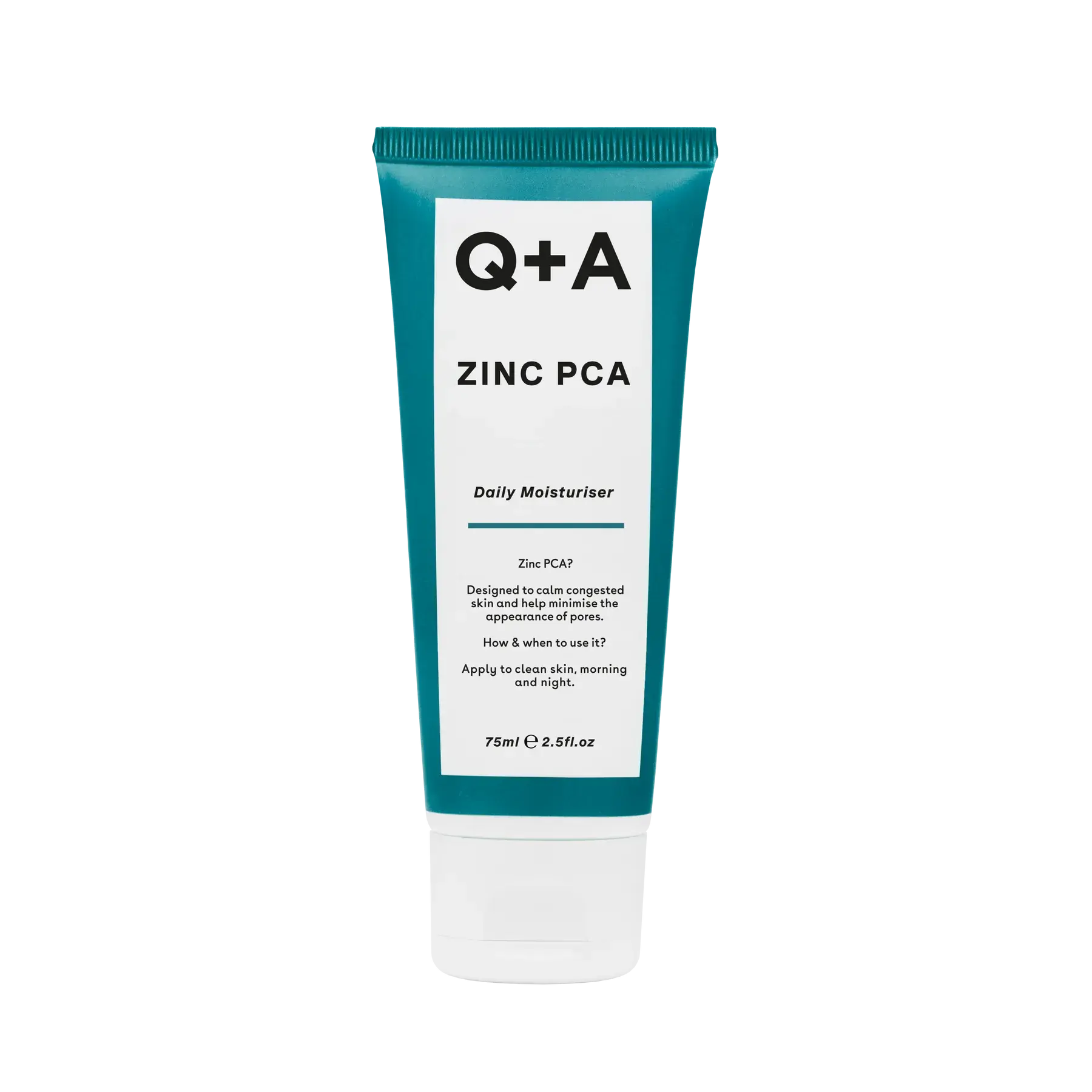 Зволожуючий крем для обличчя Q+A Zinc PCA Daily Moisturiser 75 мл