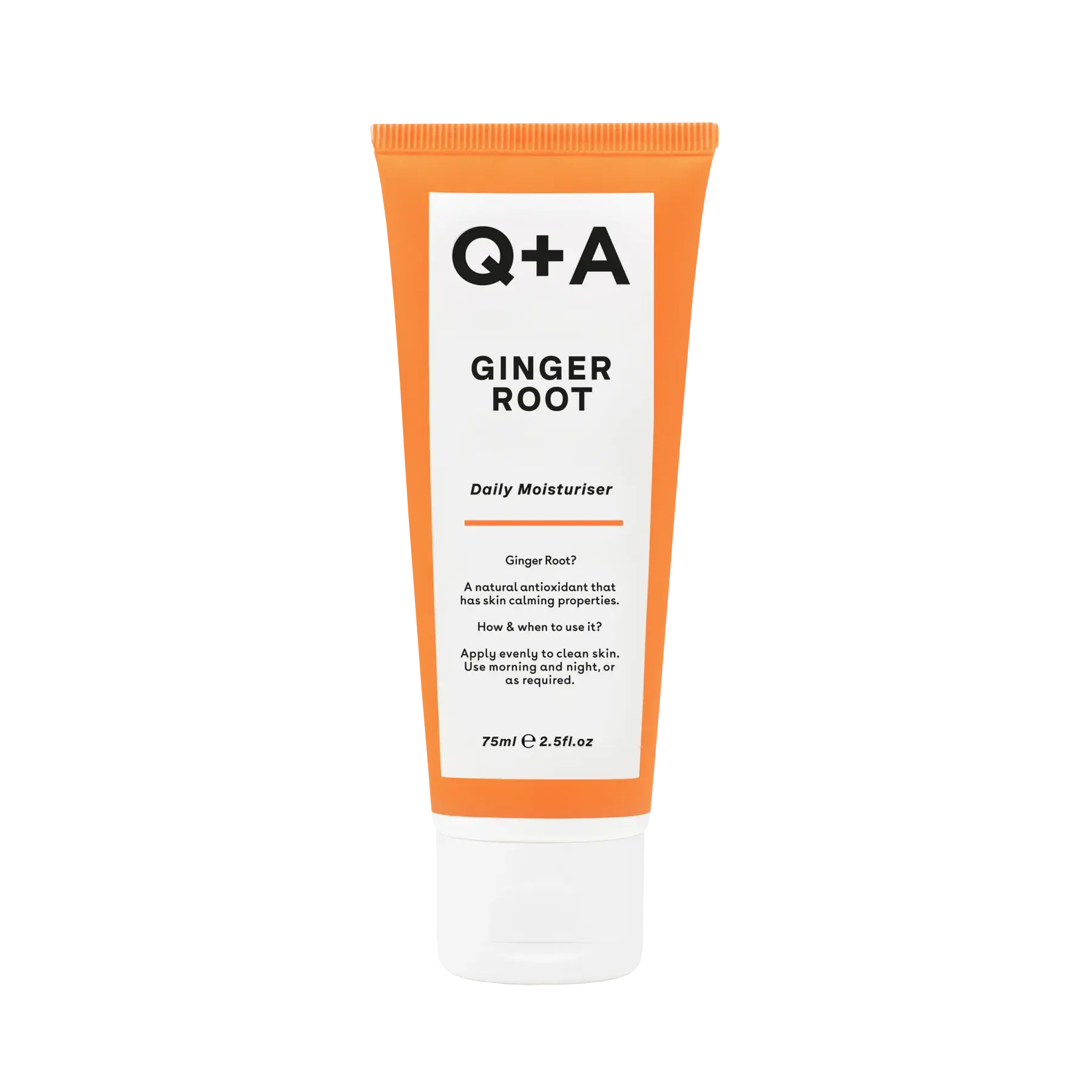 Зволожуючий крем на основі кореня імбиру Q+A Ginger Root Daily Moisturiser 75ml