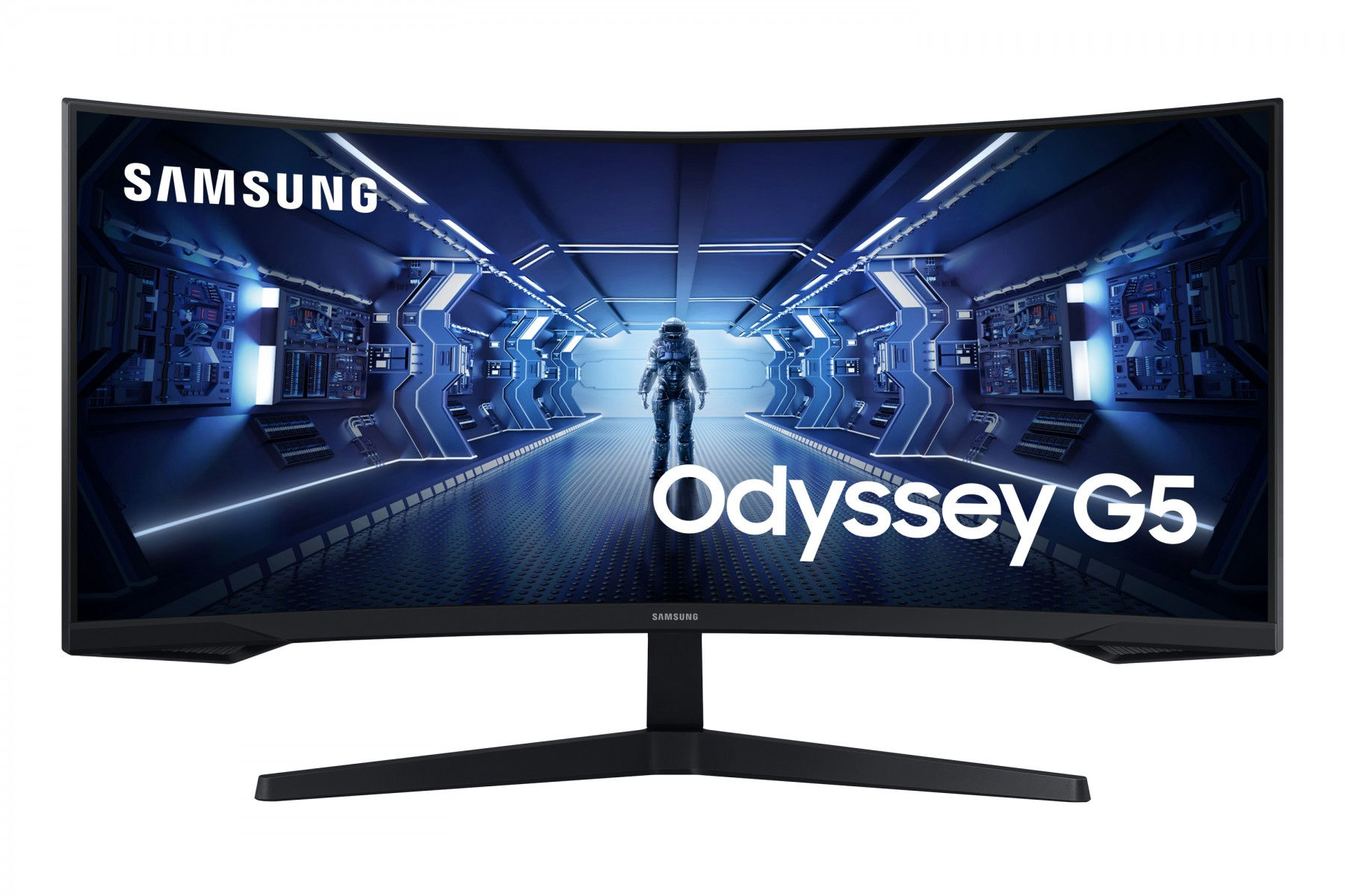 Écran Gamer 34 – Samsung Odyssey G5/Incurvé 1000R/WQHD/165Hz/1ms VA/HDR/FreeSync