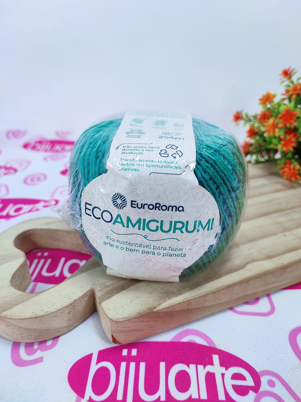FIO ECOAMIGURUMI 8/7 160G VERDE BANDEIRA