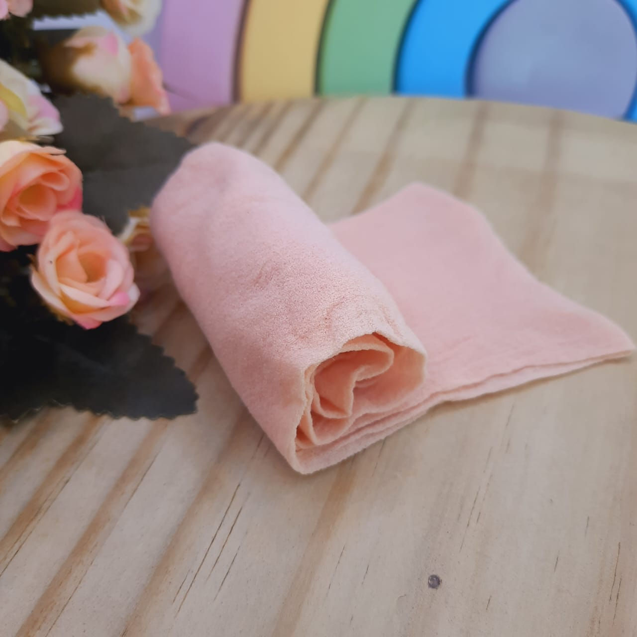 MEIA DE SEDA LISA ROSE CANDY