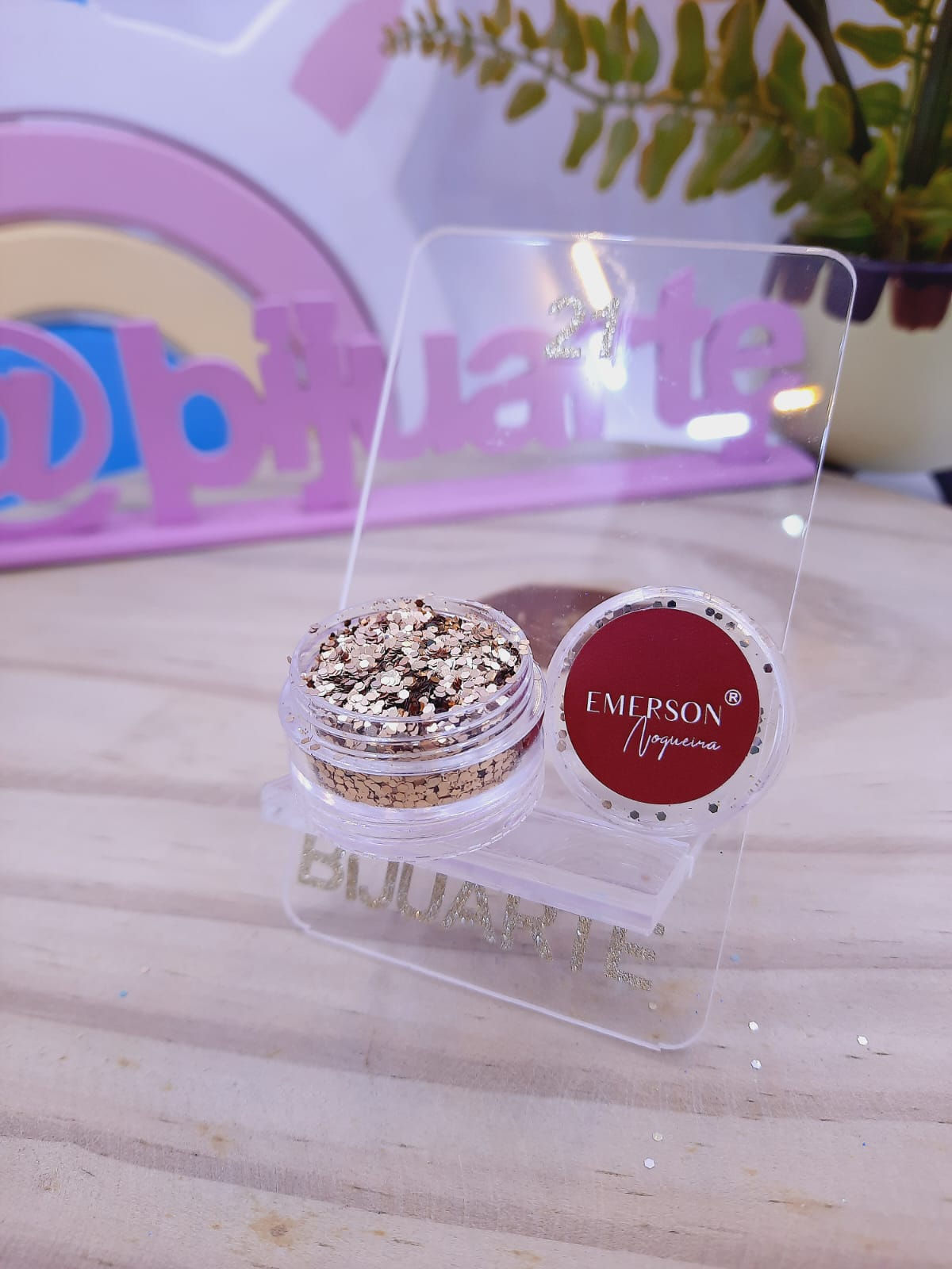 GLITTER EMERSON NOGUEIRA - OURO 040