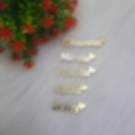 APLIQUE PARA LAÇO COM NOME -