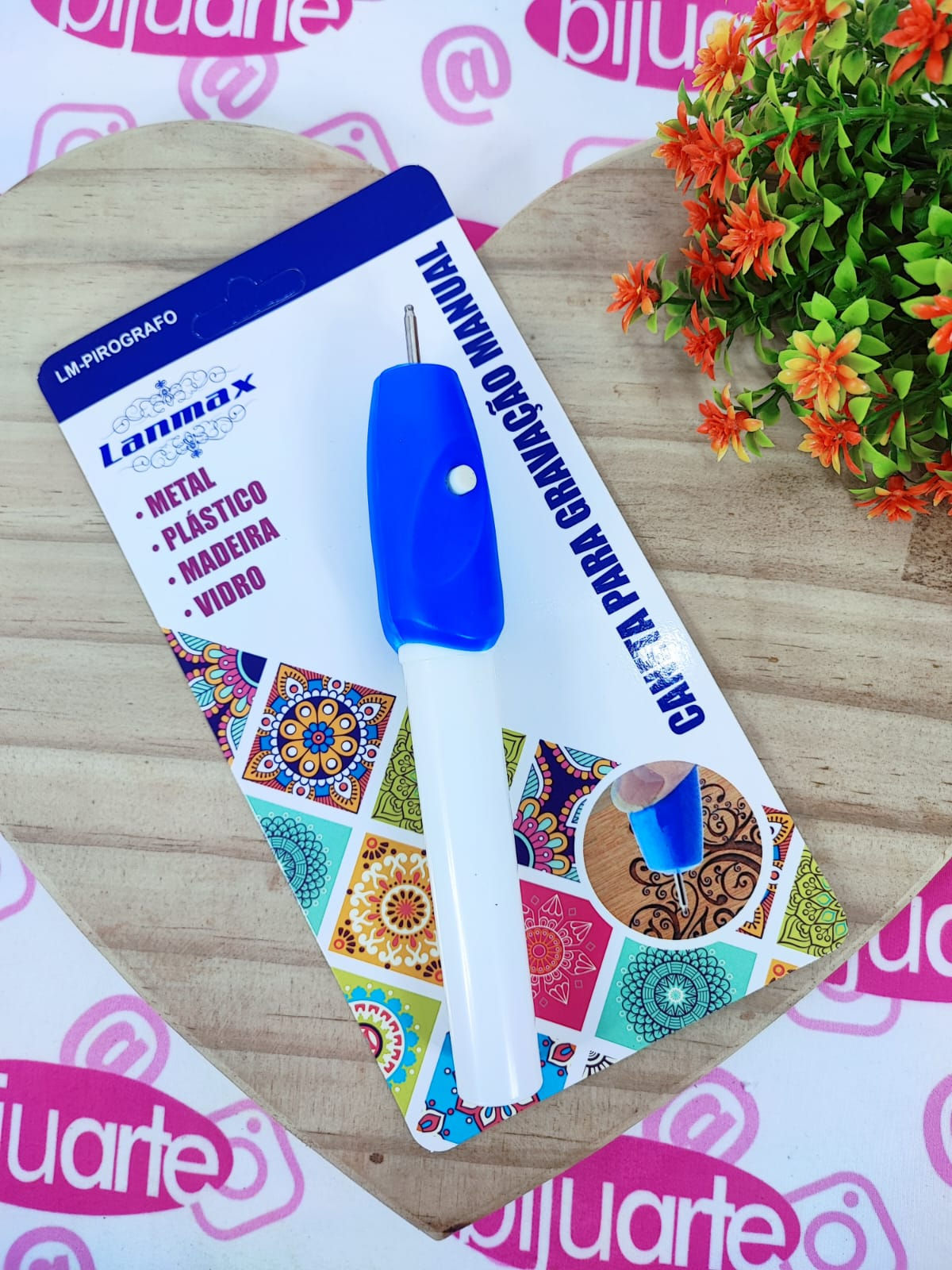 CANETA PARA GRAVAÇÃO MANUAL - PIROGRAFO LANMAX