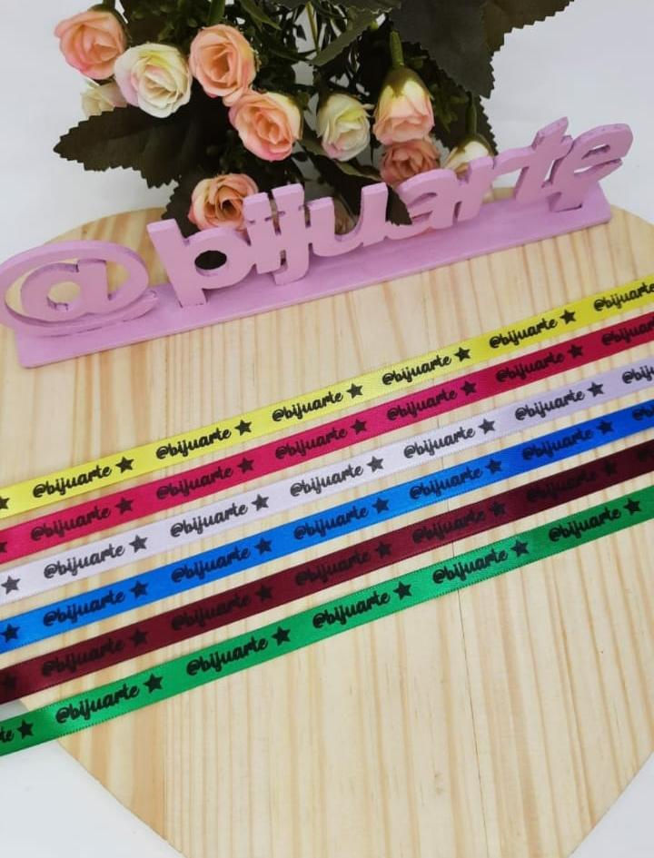 Miniatura: FITAS DE CETIM PERSONALIZADAS - 10MMx10M