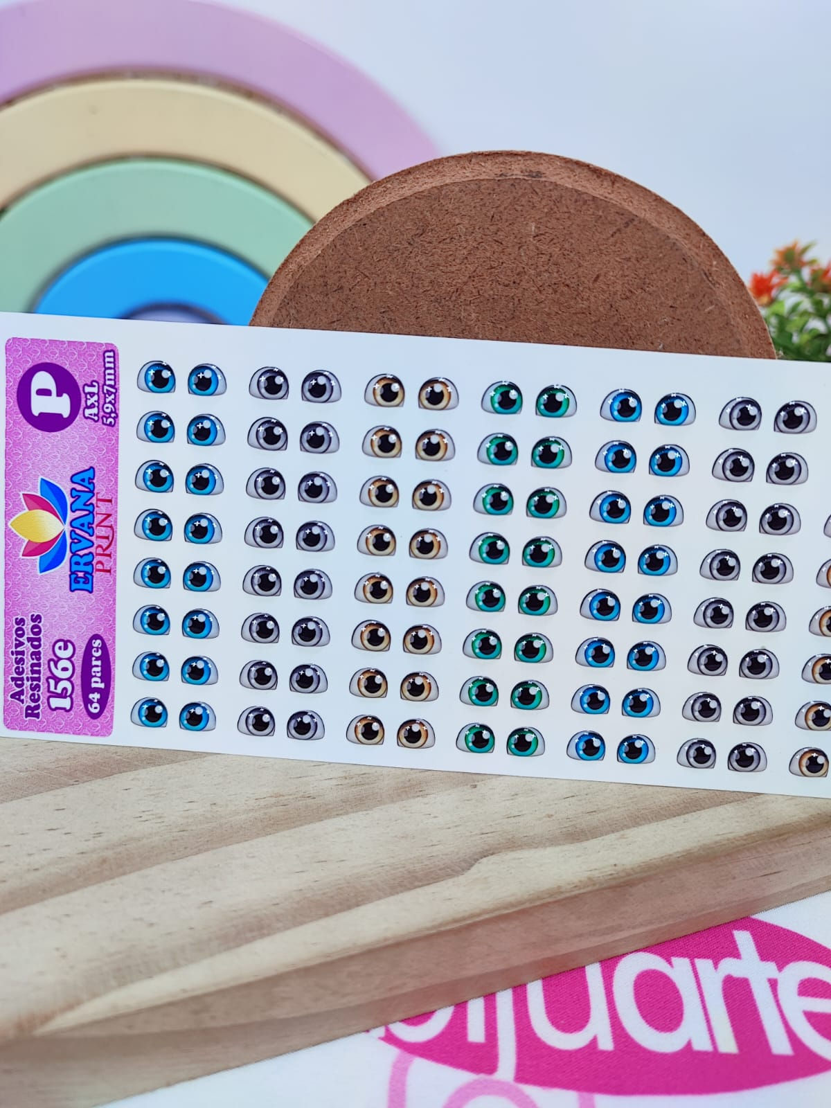 OLHO RESINADO ERVANA 156E - P