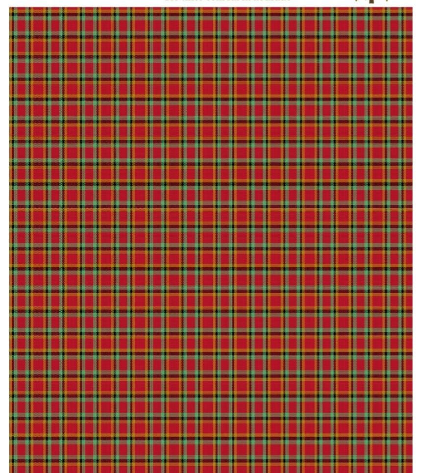TECIDO FIO TINTO XADREZ RENA NATAL VAR1047