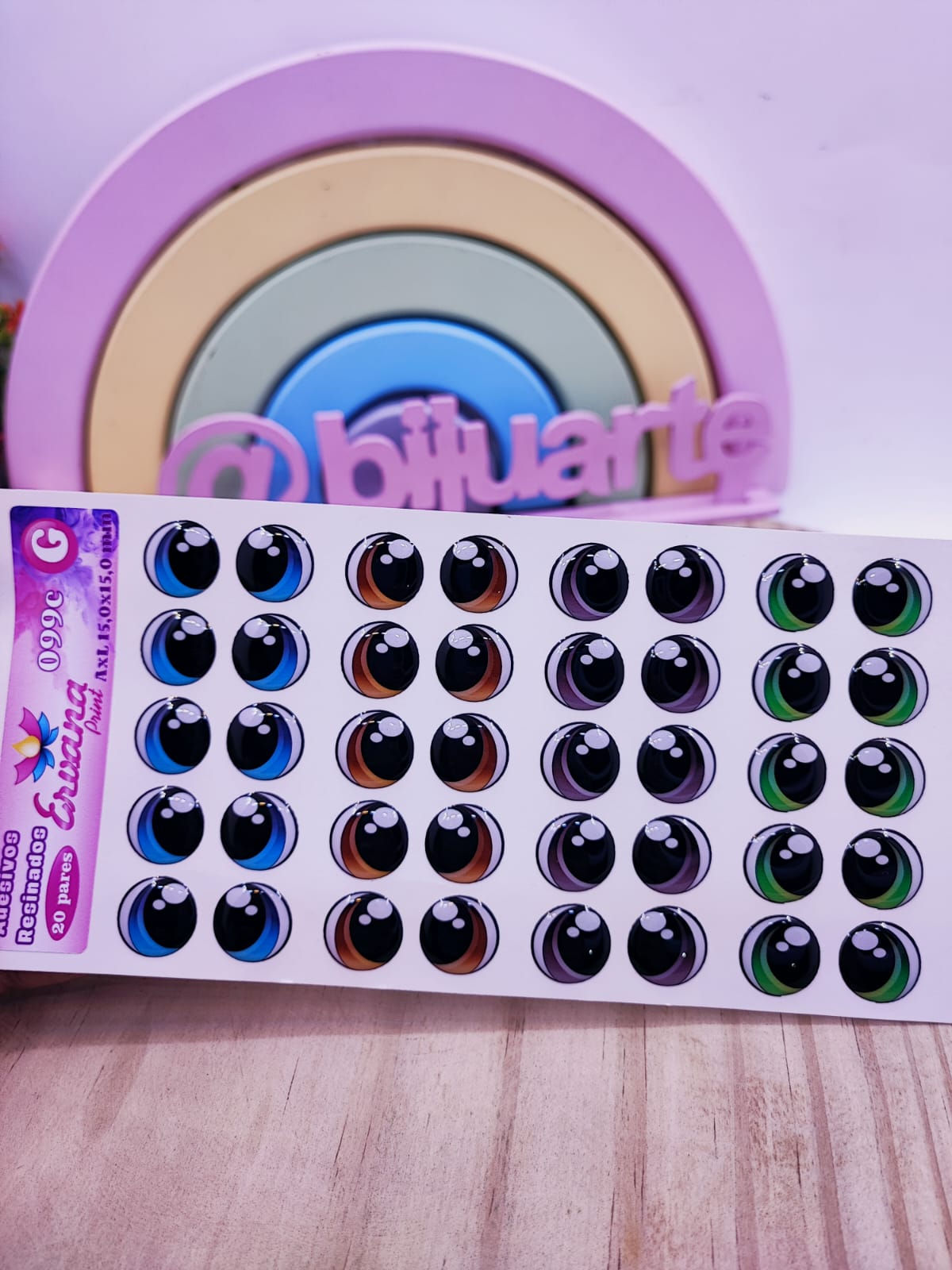 OLHO RESINADO ERVANA 099E G