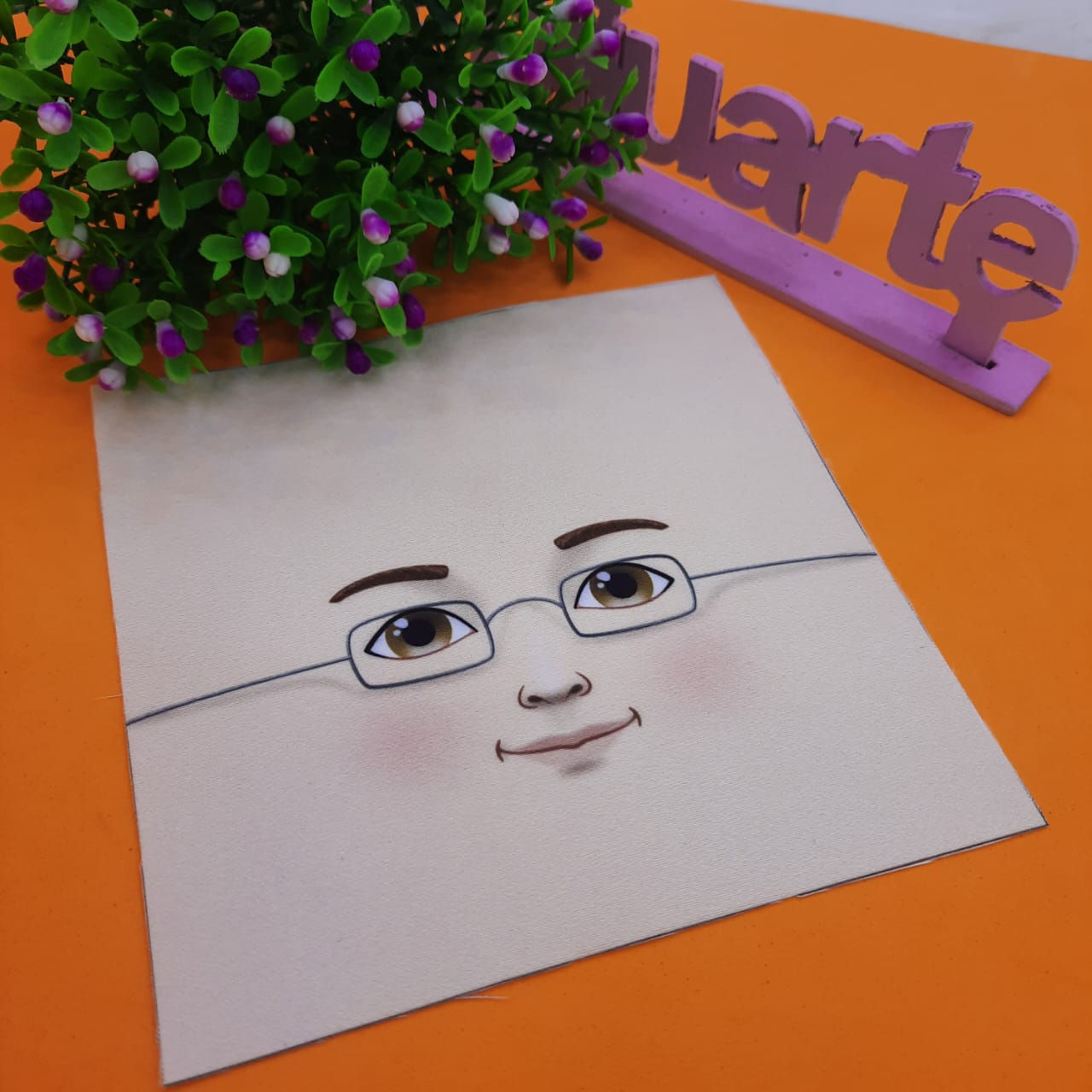 ROSTINHO PRIMAVERA 15X15CM - SOLANO