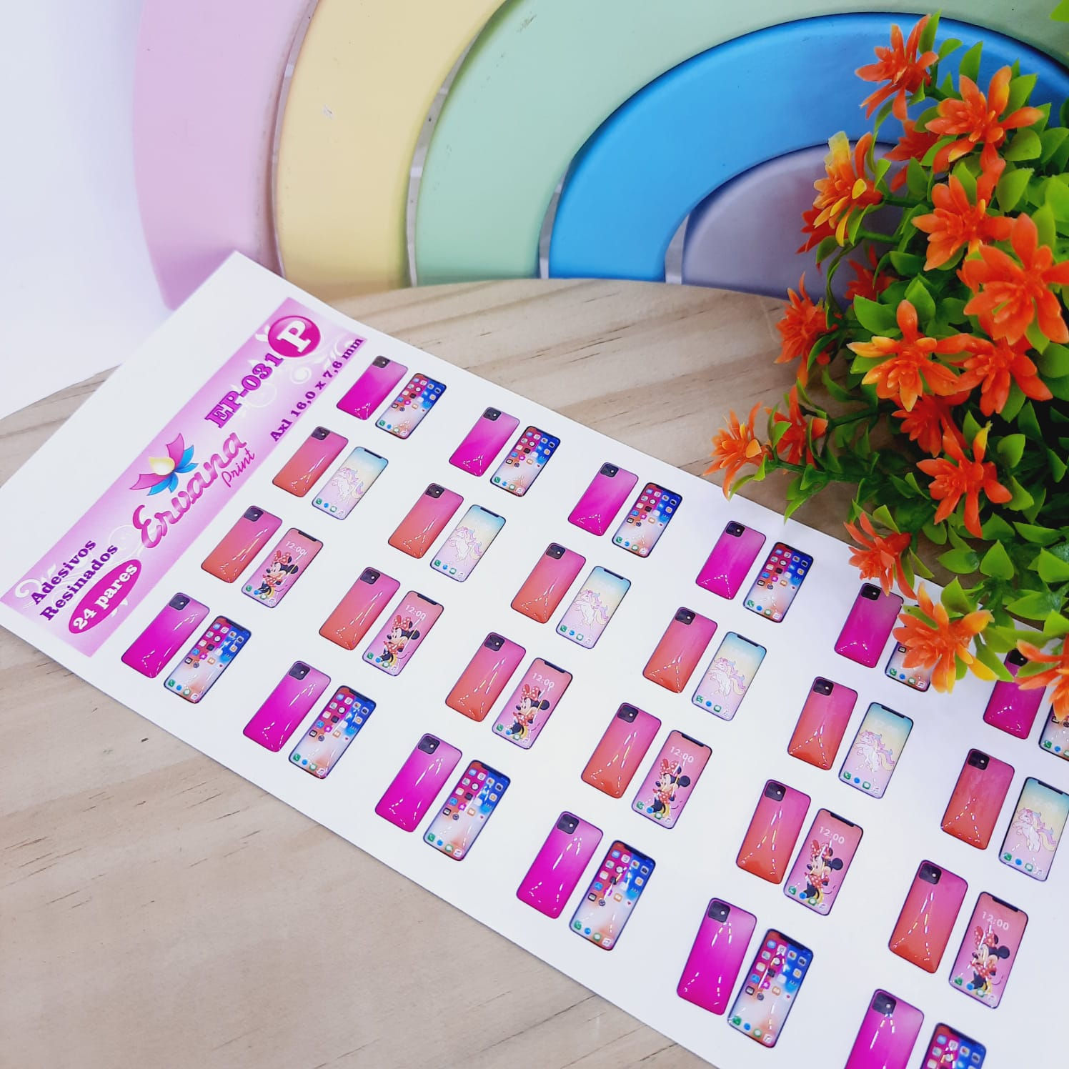 APLIQUE RESINADO ERVANA 031 - P