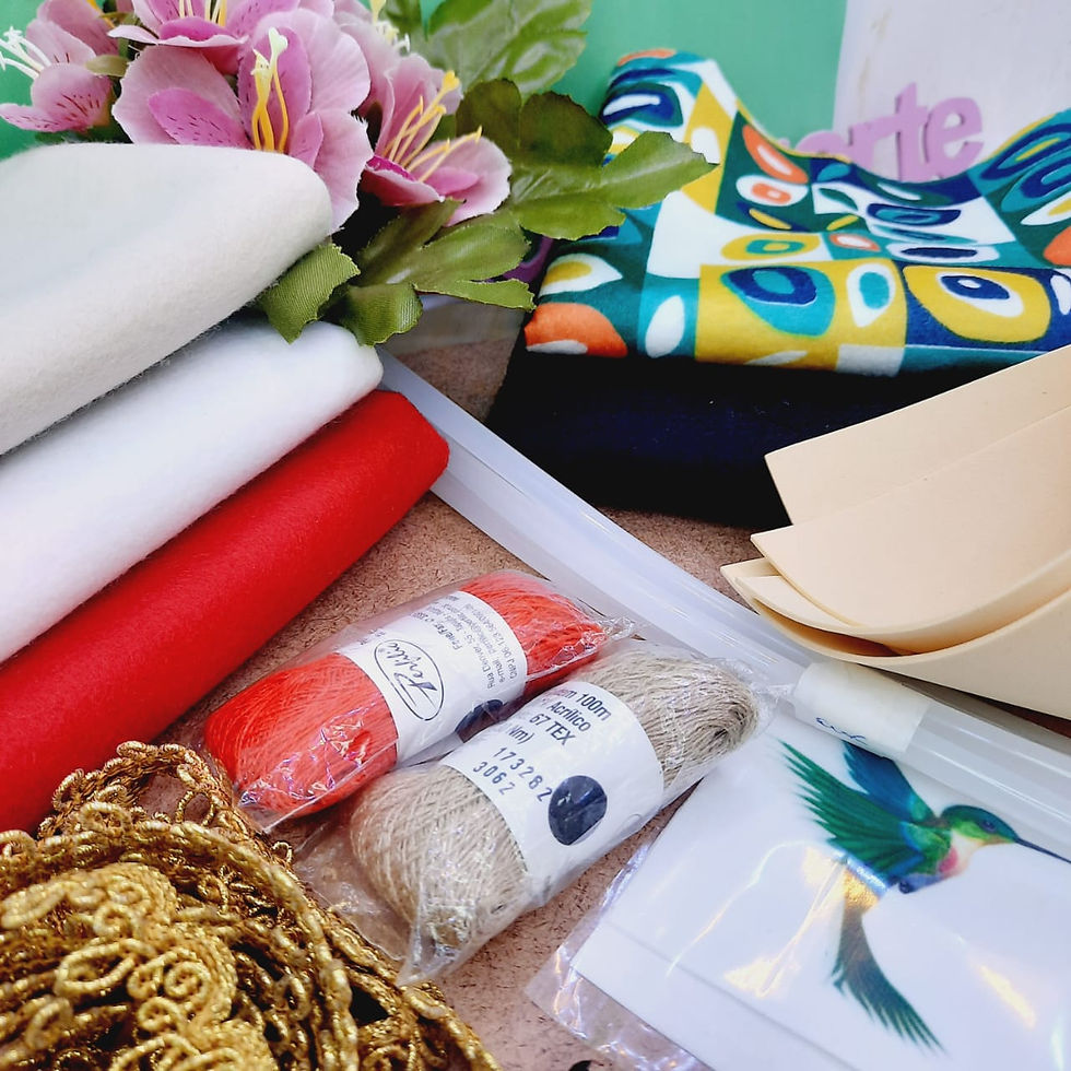 Miniatura: KIT ARTE EM FELTRO COLEÇÃO CÍRIO