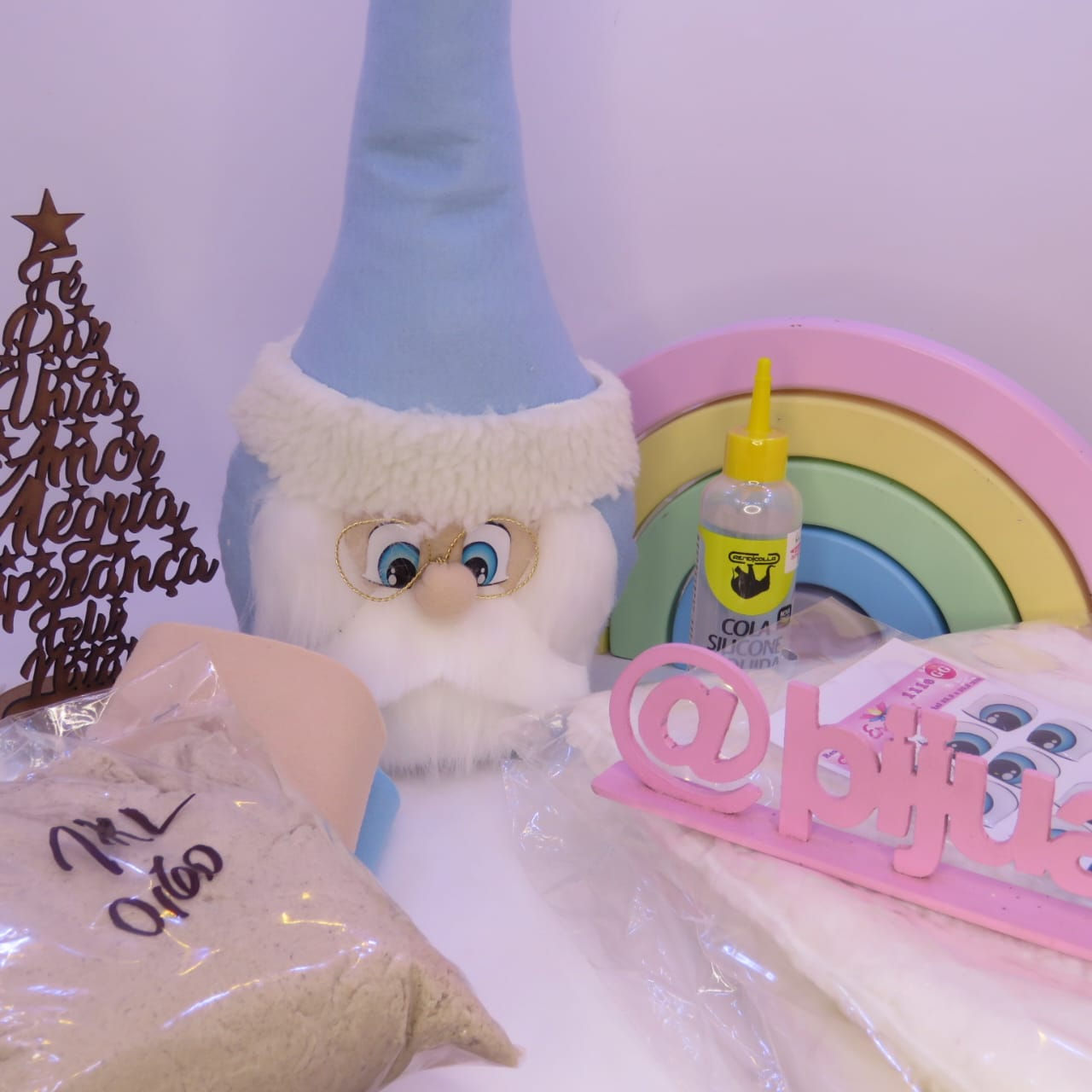 KIT ARTE EM FELTRO GNOMO NATALINO