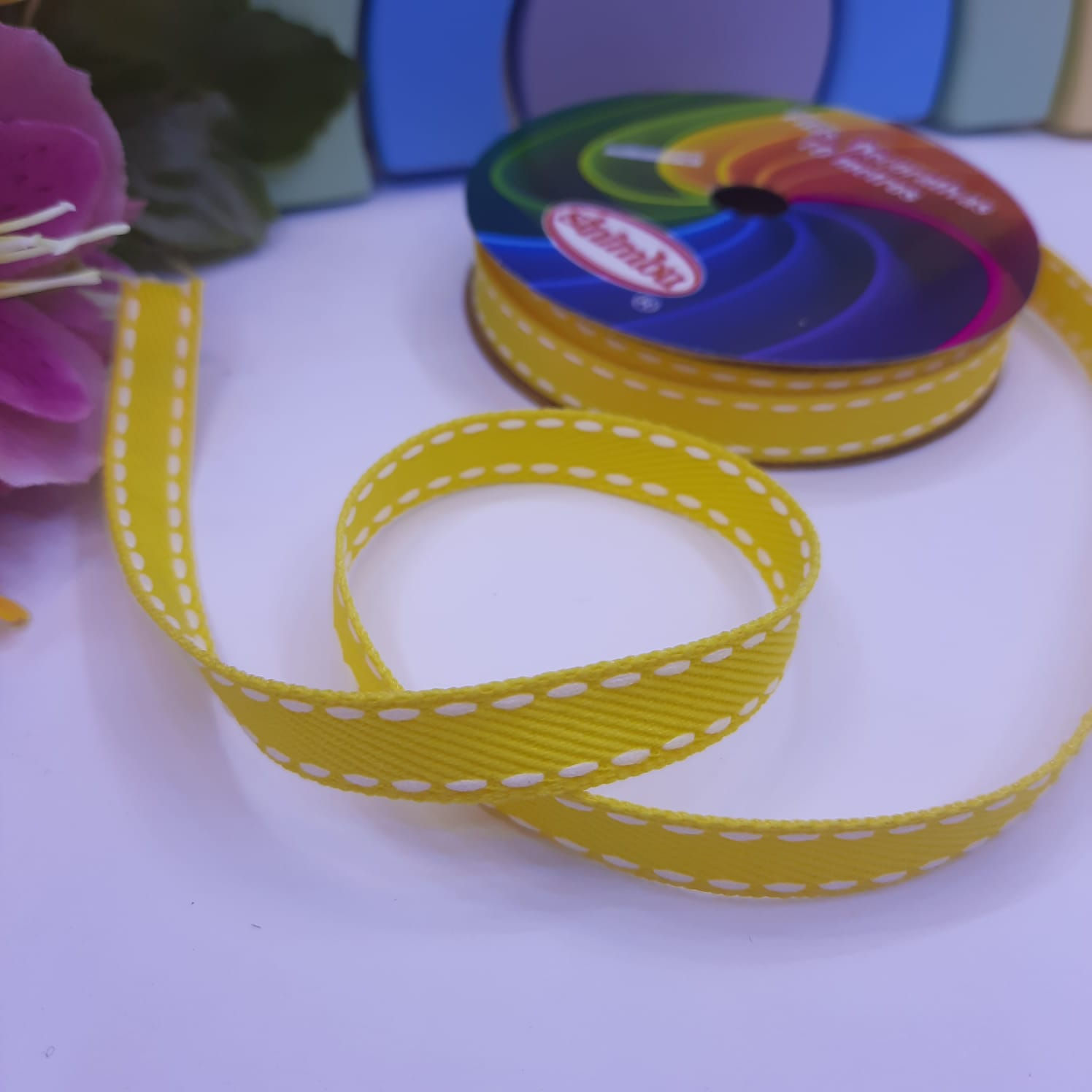 FITA JEANS AMARELO C01 - 10MM - 1M