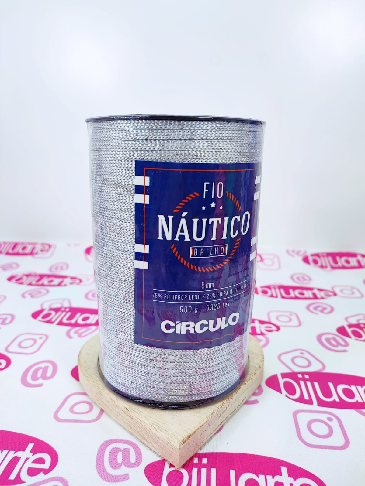 FIO NÁUTICO 5MM COM BRILHO COR 8261