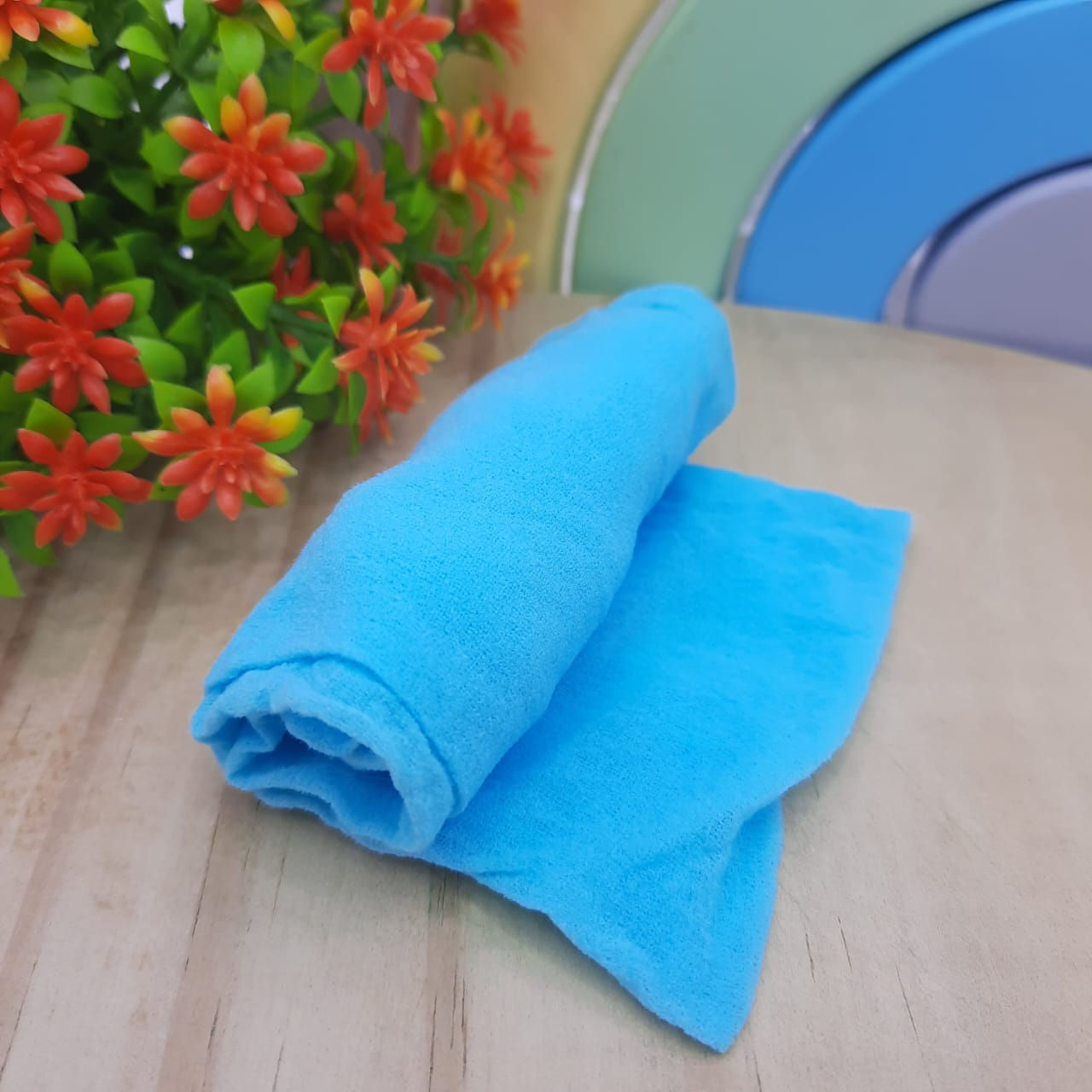 MEIA DE SEDA LISA AZUL TIFANY