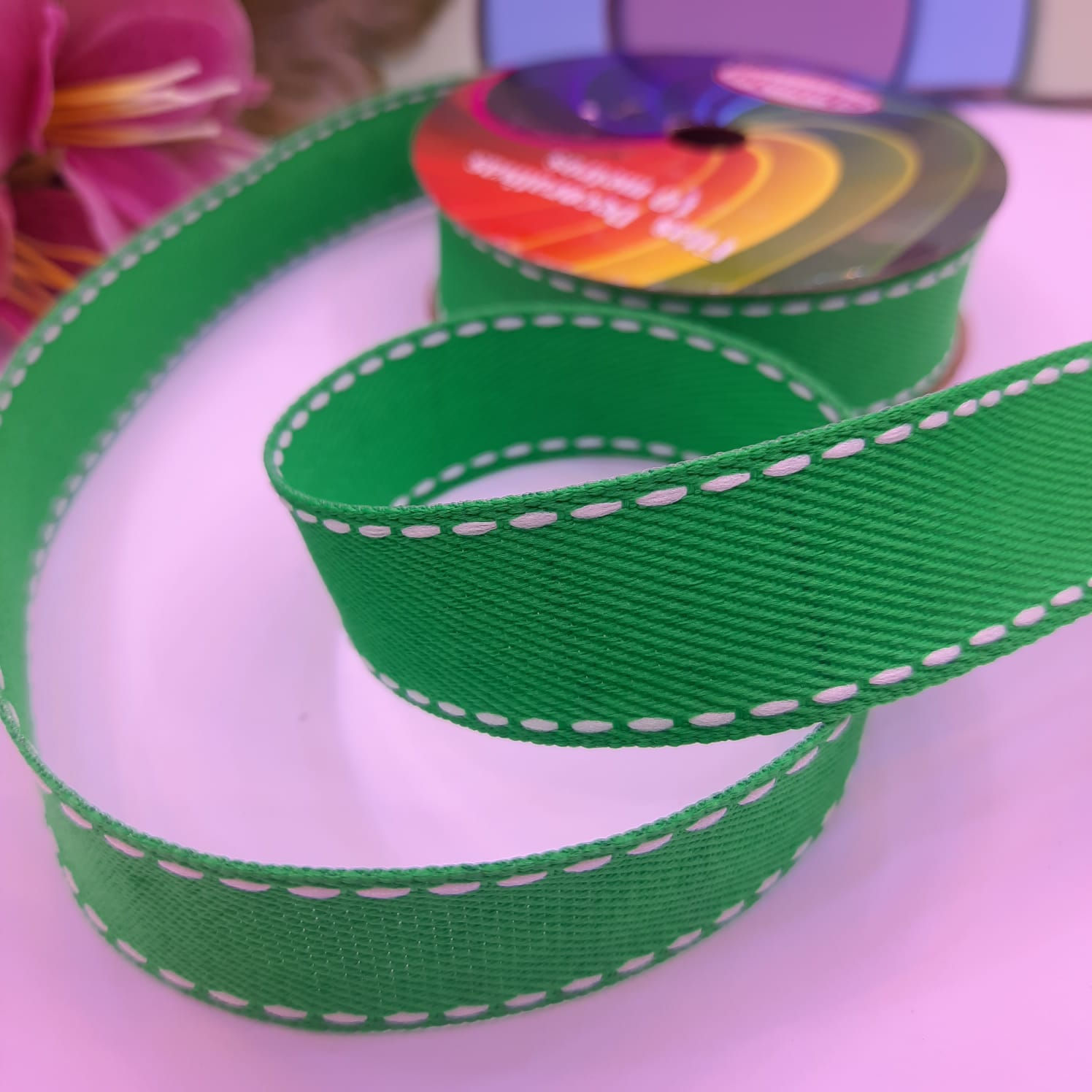 FITA JEANS VERDE C04 - 22MM - 1M