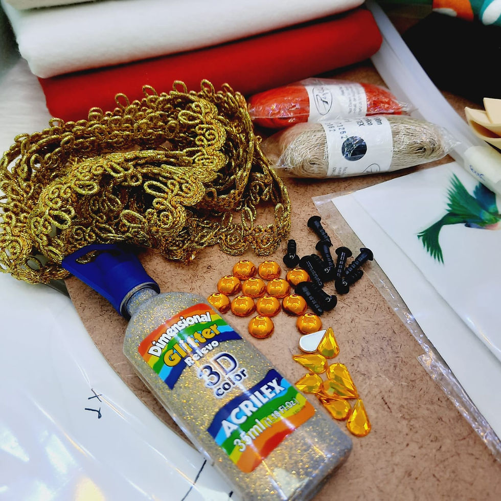 Miniatura: KIT ARTE EM FELTRO COLEÇÃO CÍRIO