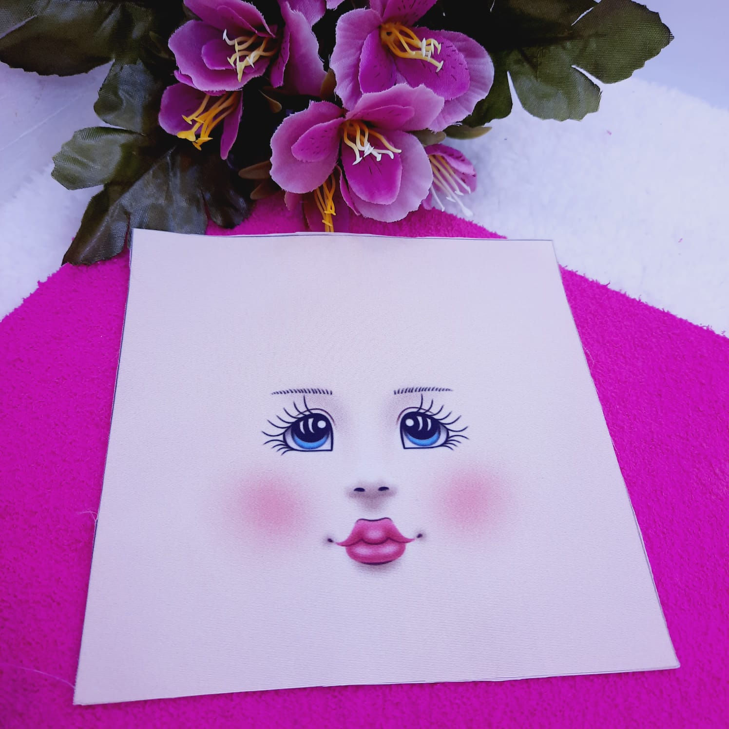 ROSTINHO PRIMAVERA 15X15CM - MARCIA