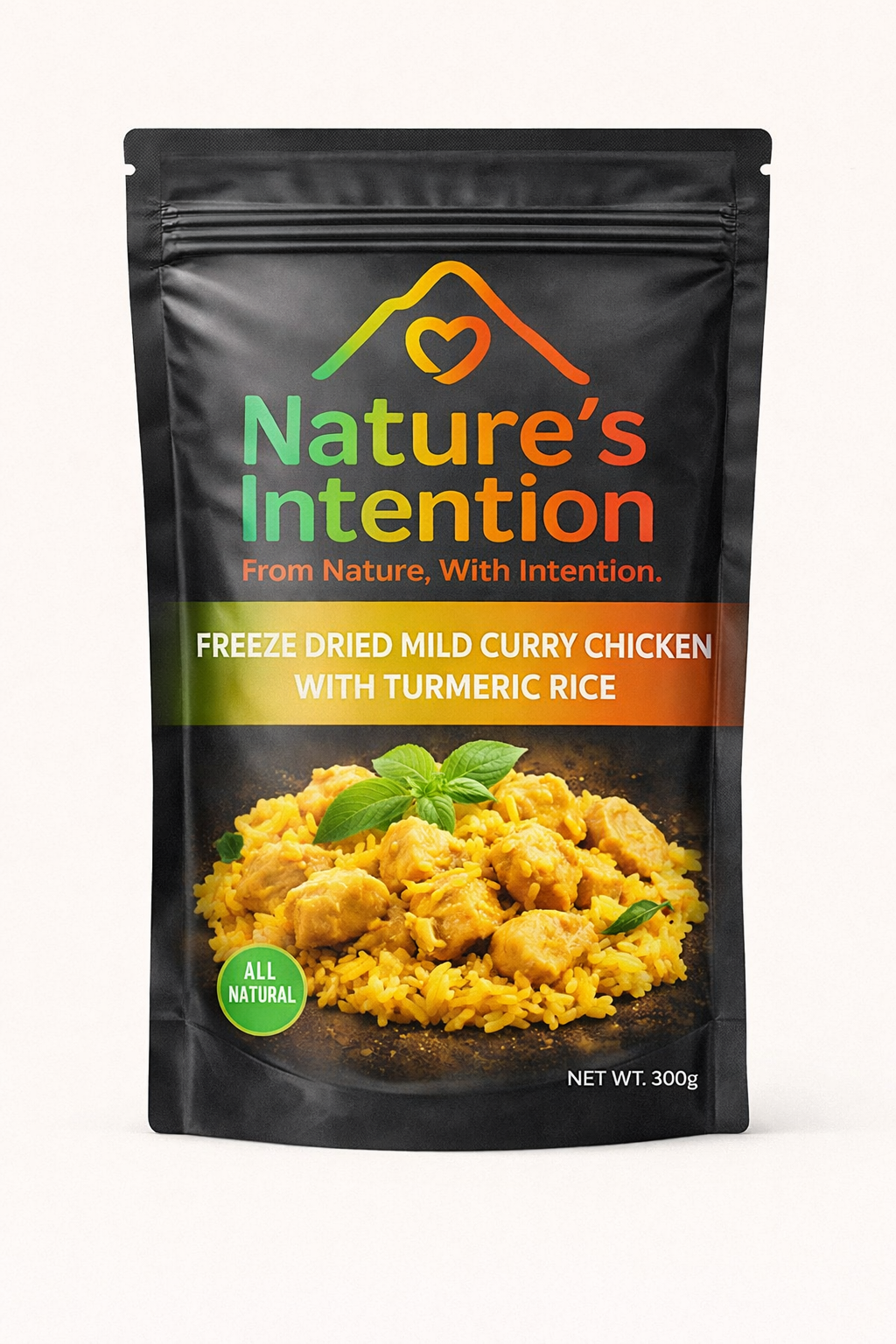 Mild Curry Chicken with Tumeric Rice 