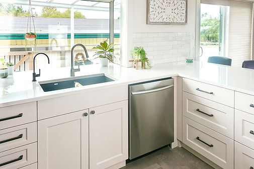 Kitchen Sink Dishwasher Cabinets Countertops