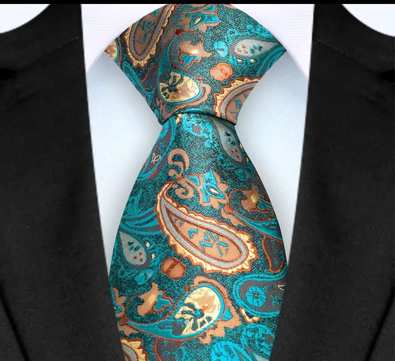 Green Silk Tie 