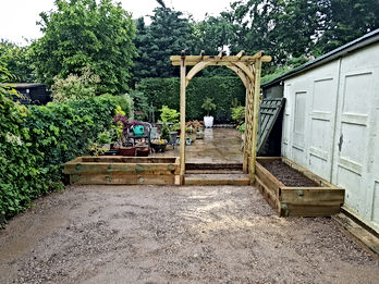 Patio Work Before
