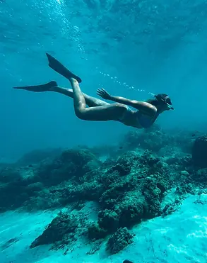 Schnorcheln, Unterwasser Shooting auf Gili T - Gili Trawangan