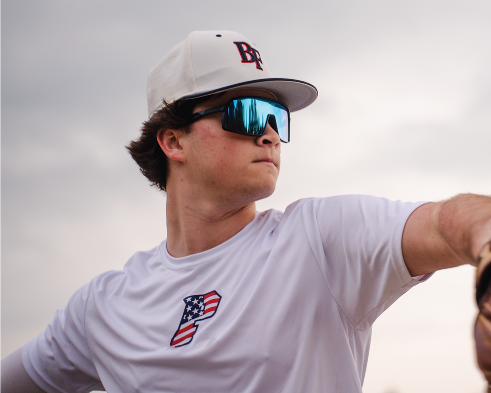 Thumbnail: Glacier: Cobalt Blue Lens w/ Sky Blue Frame & Protective Case