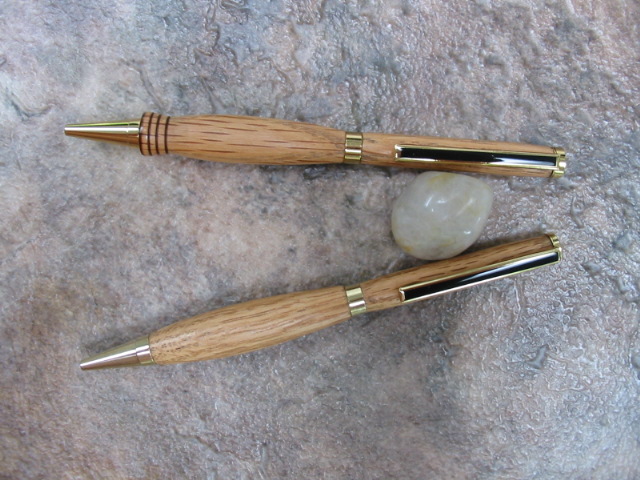 Oak Slimline Pens