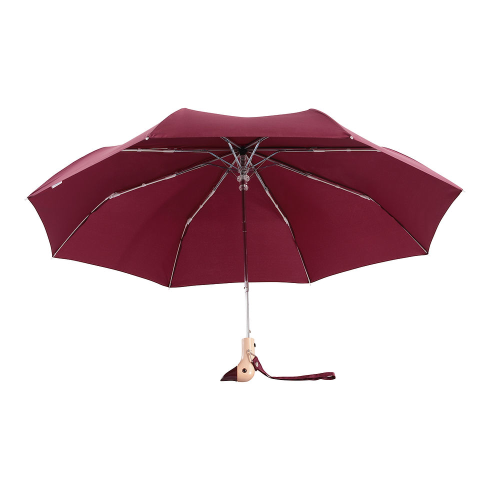 Thumbnail: Original DUCKHEAD recycled compact umbrella - cherry