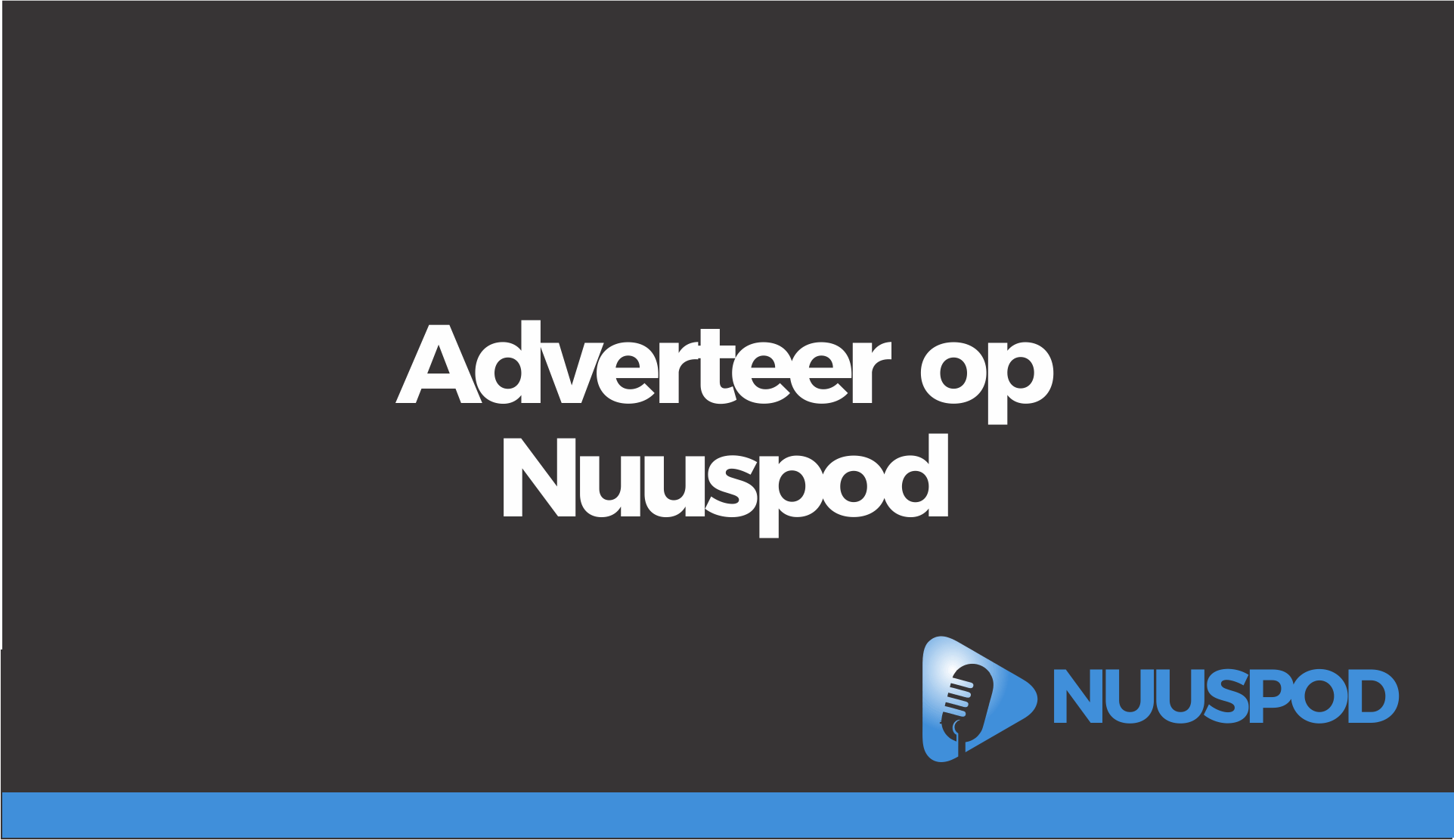 Adverteer op Nuuspod