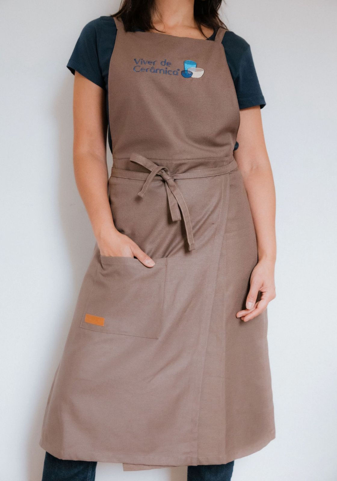 Avental Torno Viver de Cerâmica