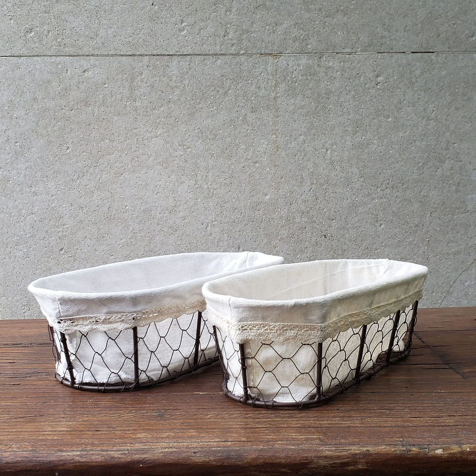 Miniatura: Cesto Aramado Oval - P
