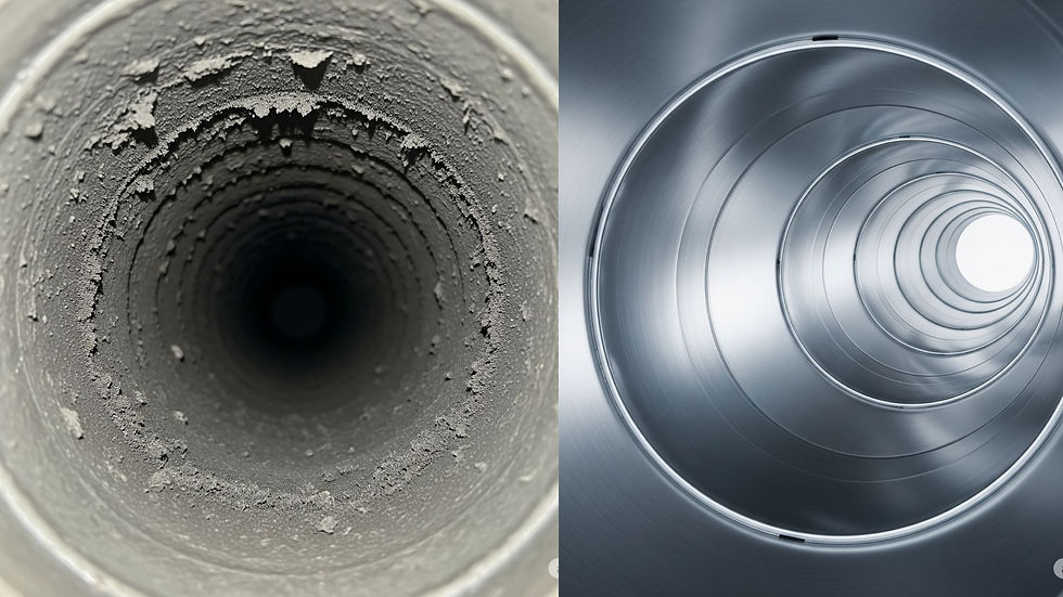 Air Duct Cleaning: Notice the significant reduction in dust and debris, improving your home's indoor air quality and HVAC efficiency. Regular duct cleaning helps prevent allergens, saves energy, and extends the life of your system.