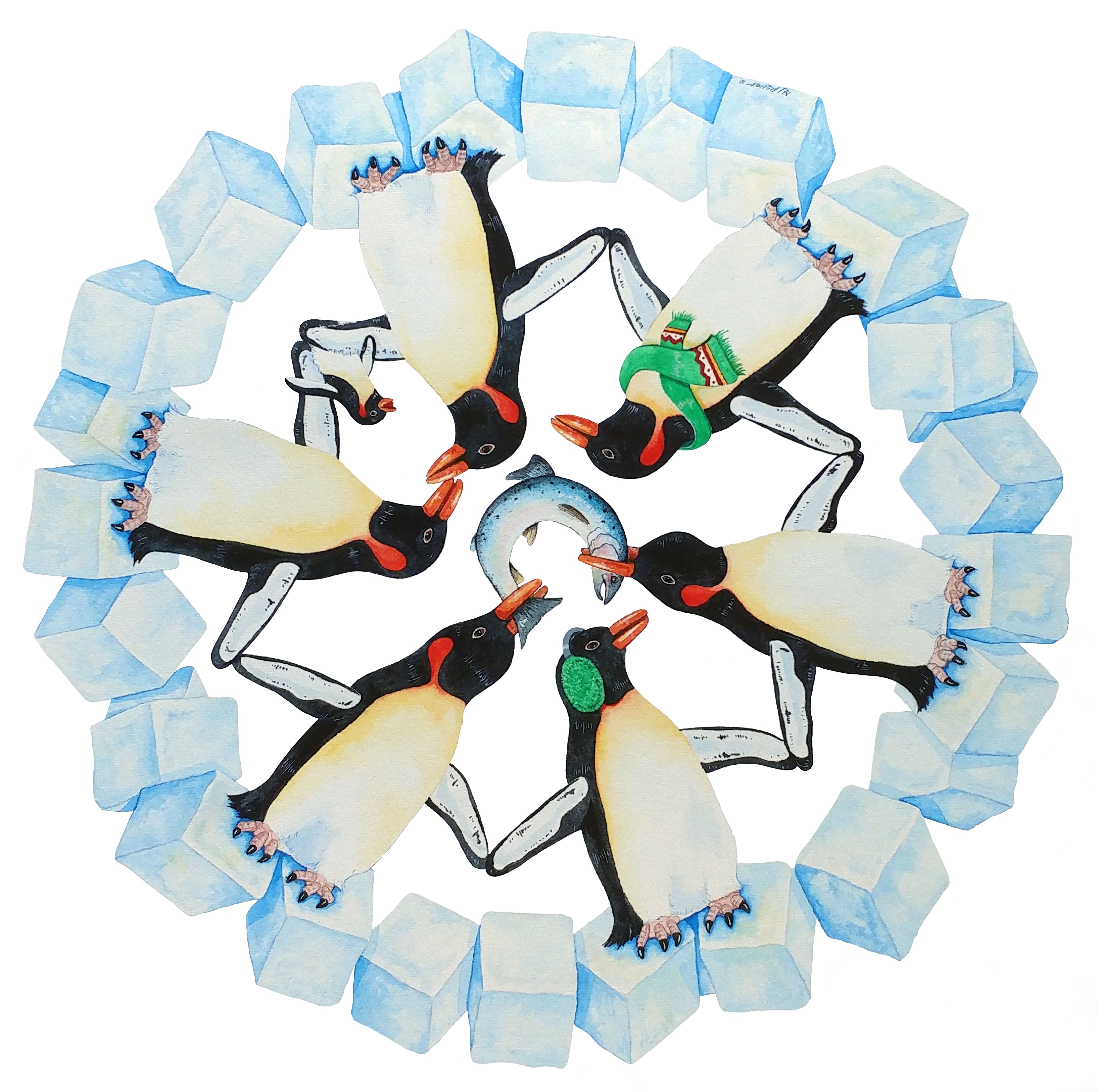 Antartic Penguin Circle
