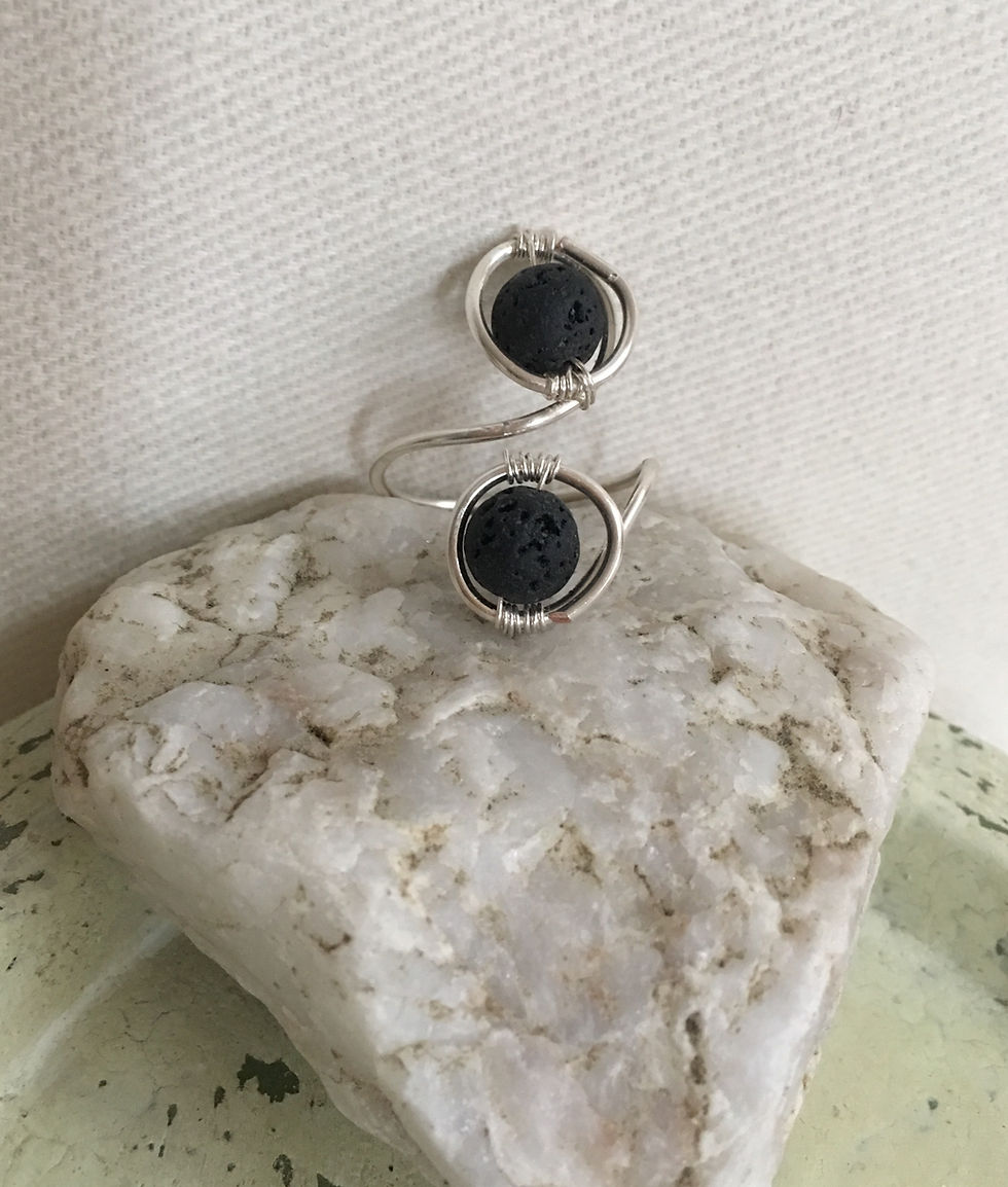 double lava bead ring 1