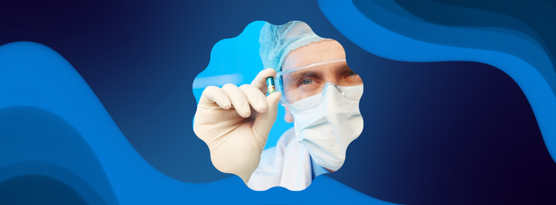 Doctor with a pill