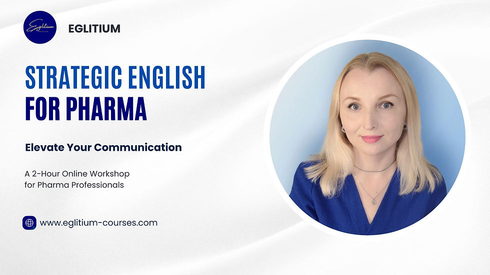 Strategic English for Pharma