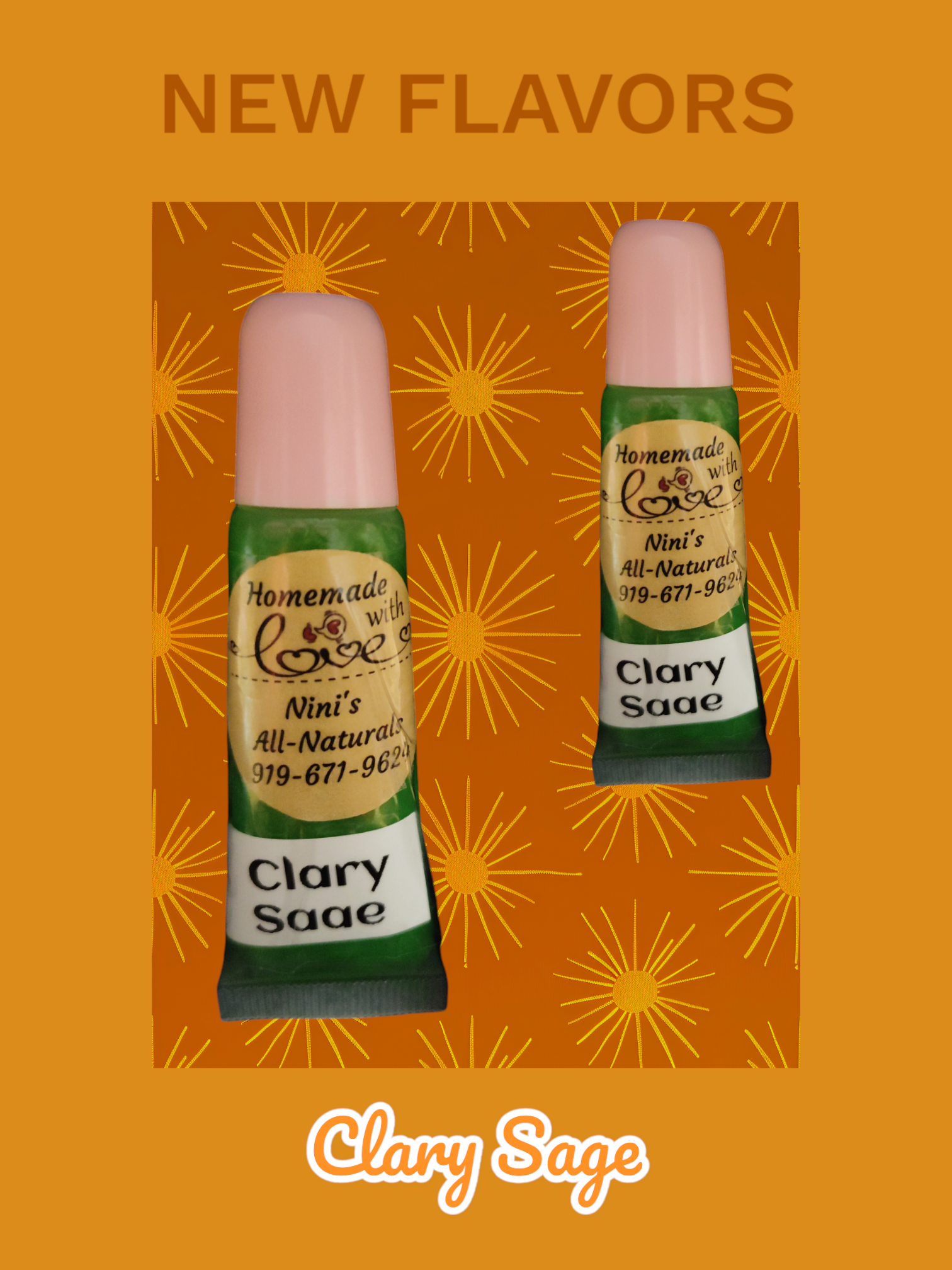 Clary Sage All-Natural Lip Gloss